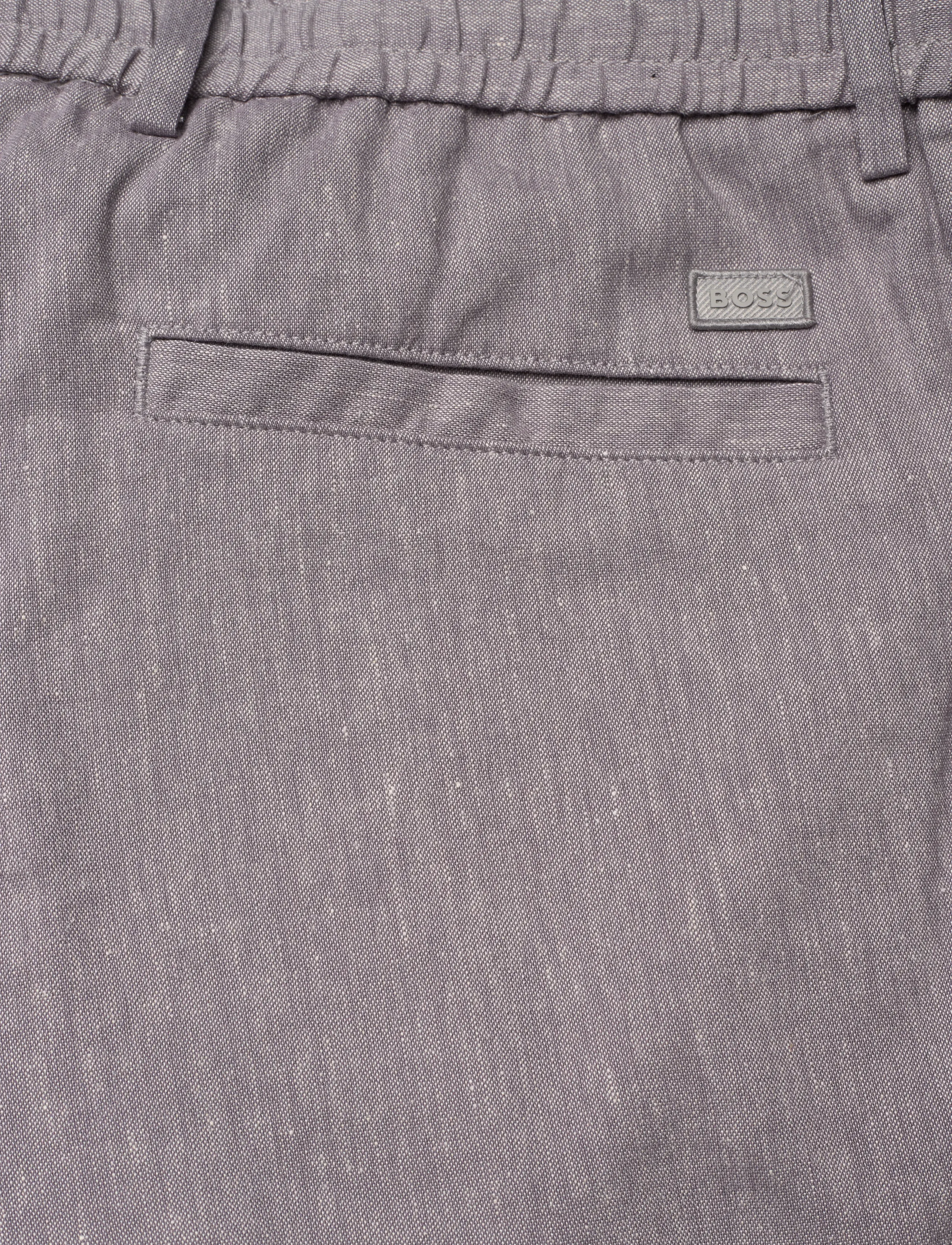 BOSS - H-Kane1-RDS-Shorts - leinen-shorts - medium purple - 4