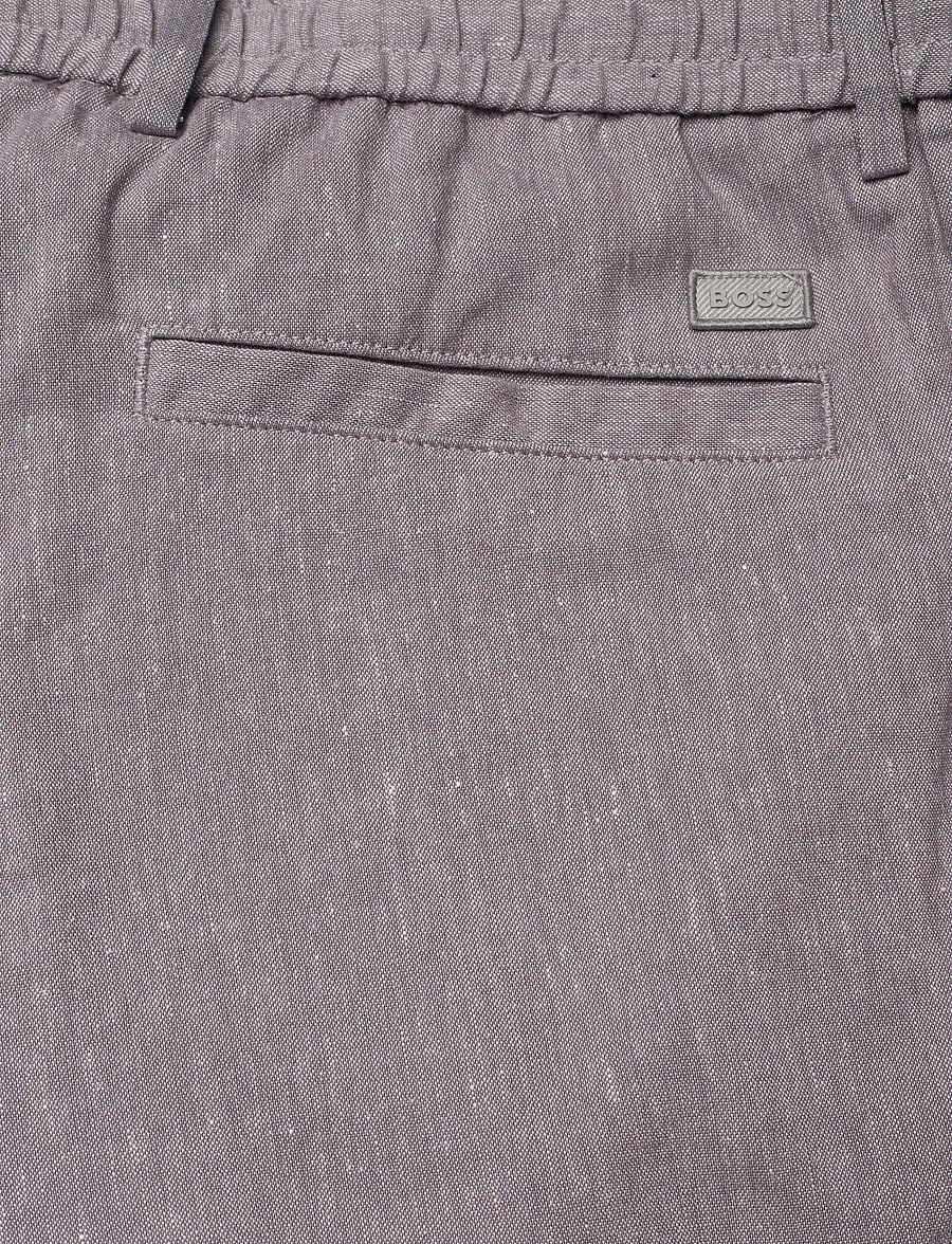 BOSS - H-Kane1-RDS-Shorts - leinen-shorts - medium purple - 4