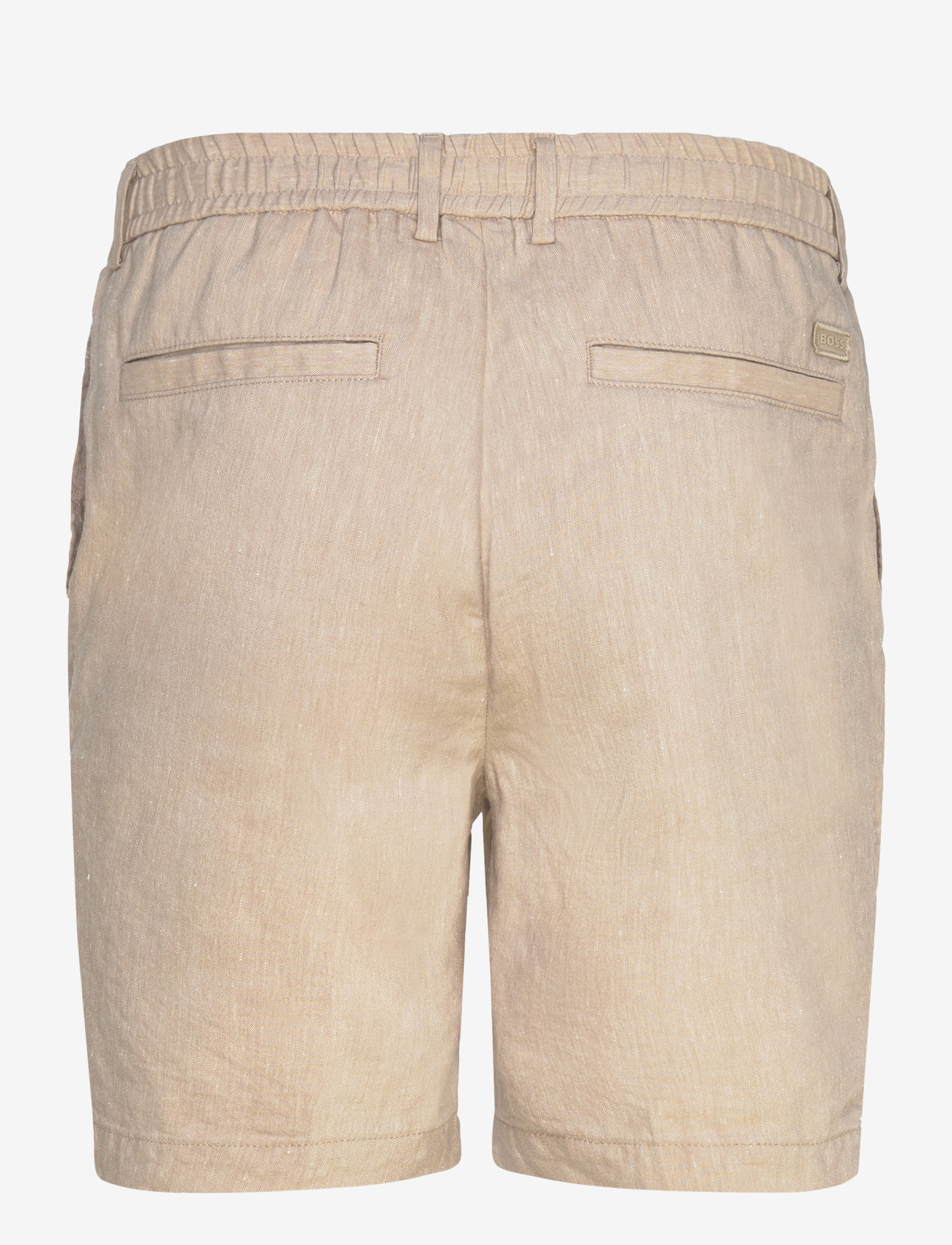 BOSS - H-Kane1-RDS-Shorts - hørshorts - open beige - 1