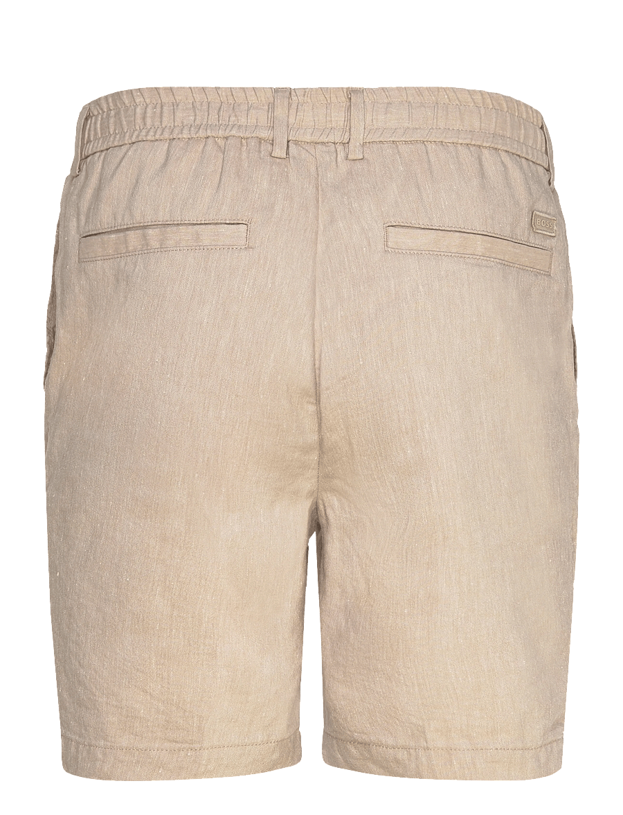 BOSS - H-Kane1-RDS-Shorts - leinen-shorts - open beige - 2