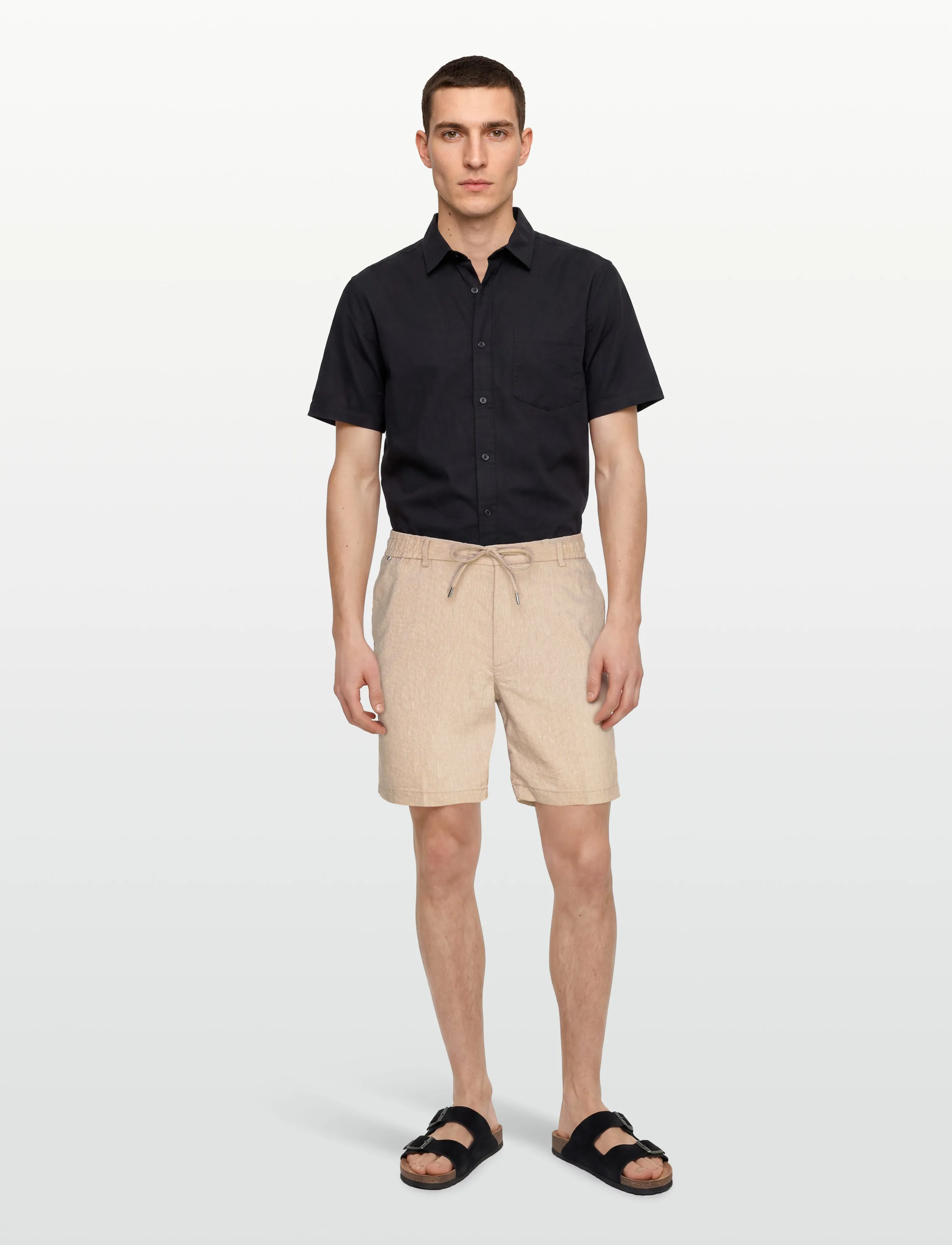 BOSS - H-Kane1-RDS-Shorts - shop efter anledning - open beige - 0