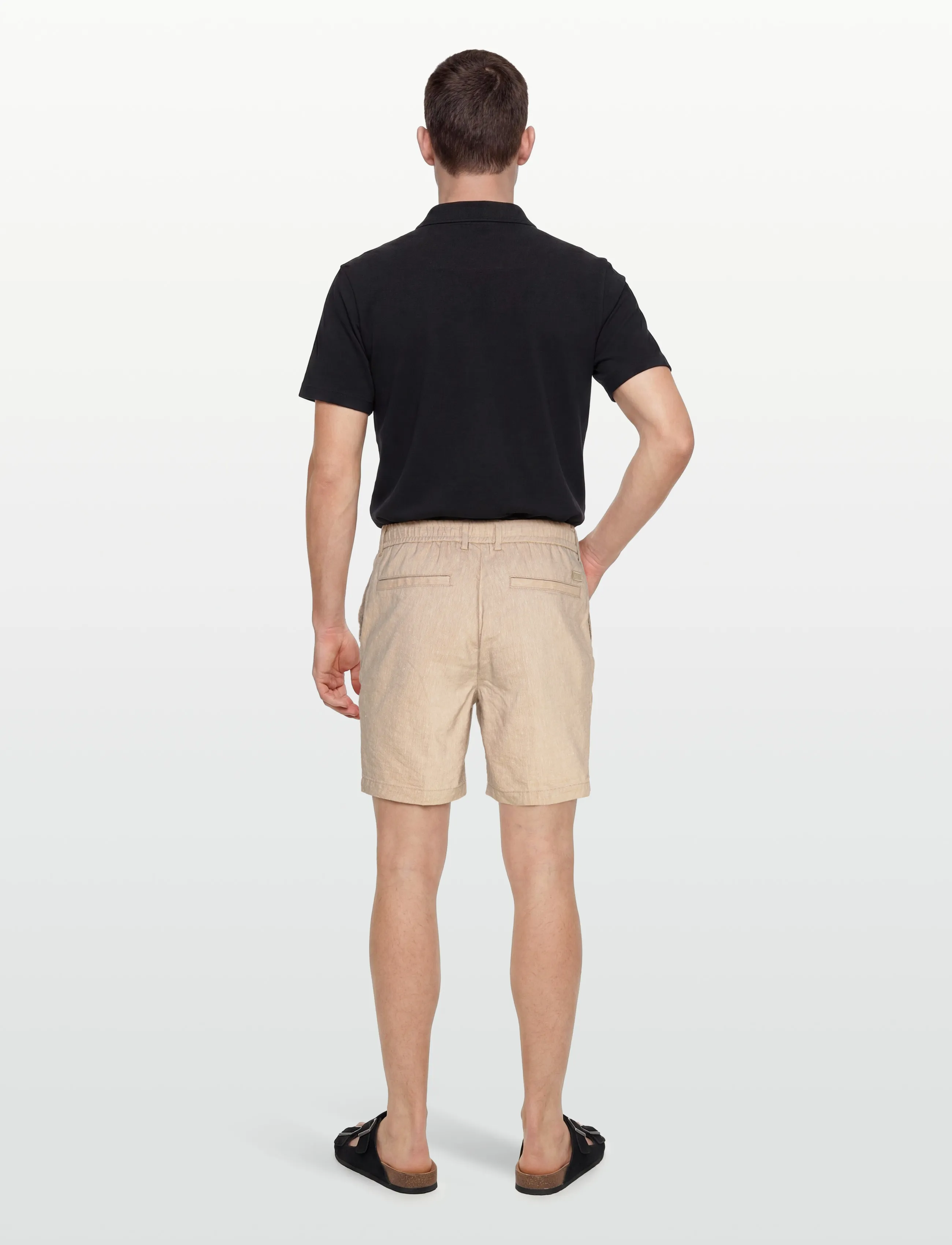 BOSS - H-Kane1-RDS-Shorts - shop efter anledning - open beige - 4