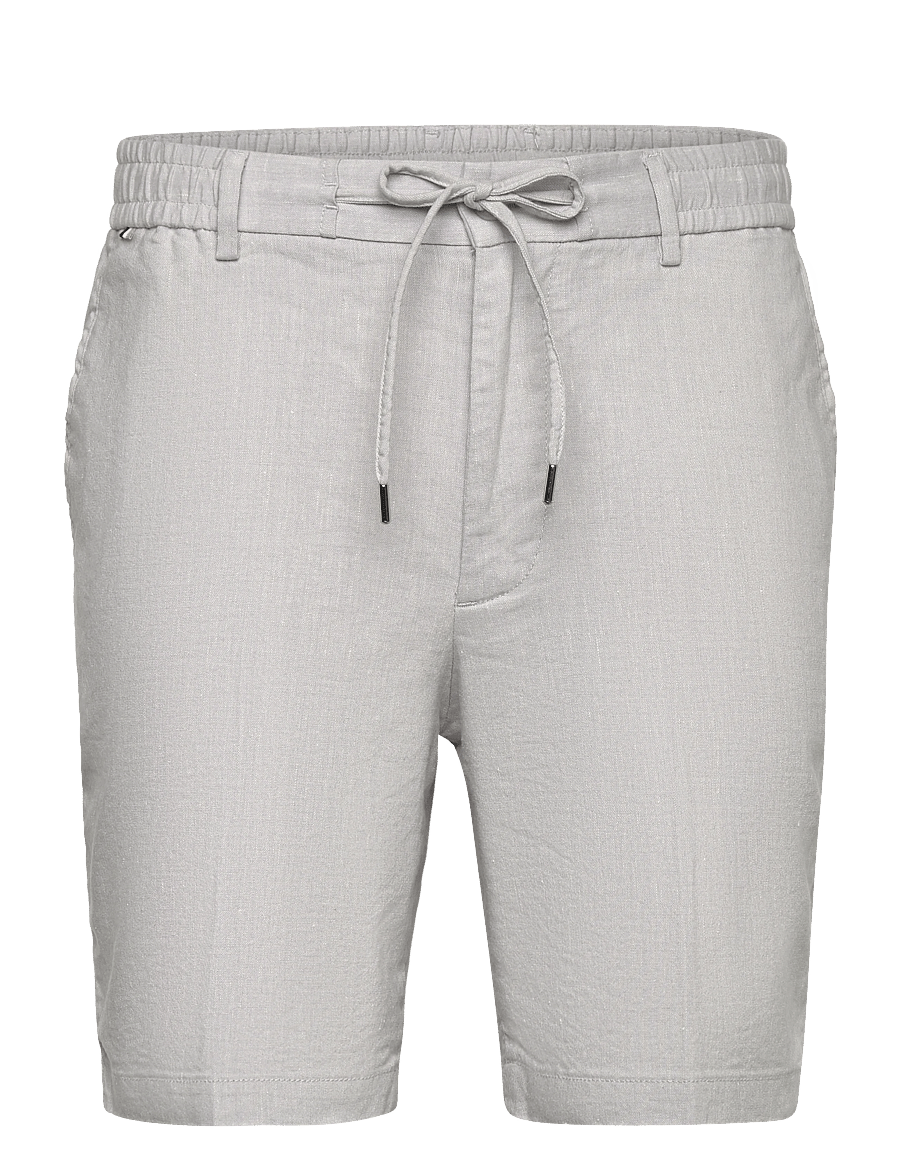 BOSS - H-Kane1-RDS-Shorts - leinen-shorts - open grey - 0