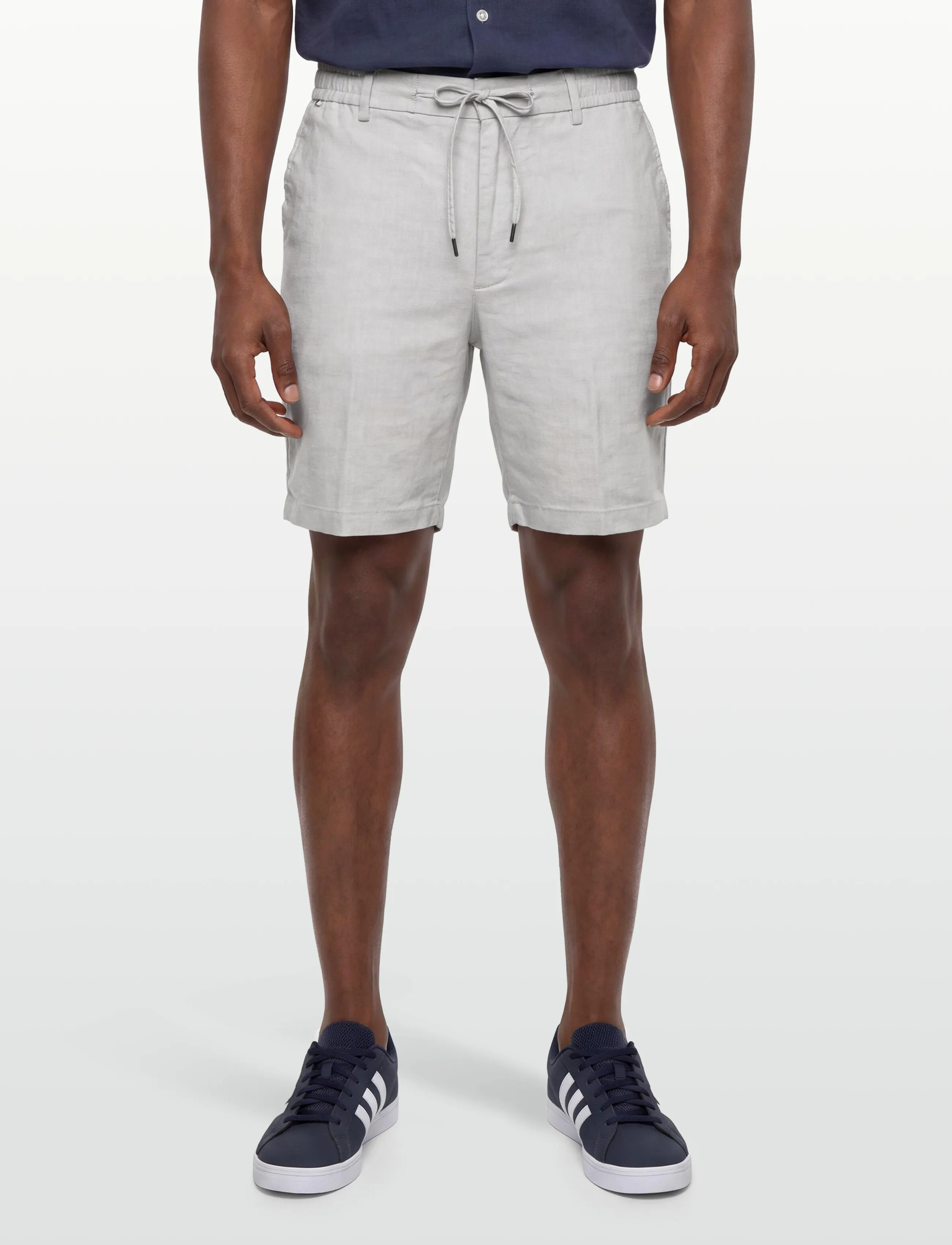 BOSS - H-Kane1-RDS-Shorts - hørshorts - open grey - 3