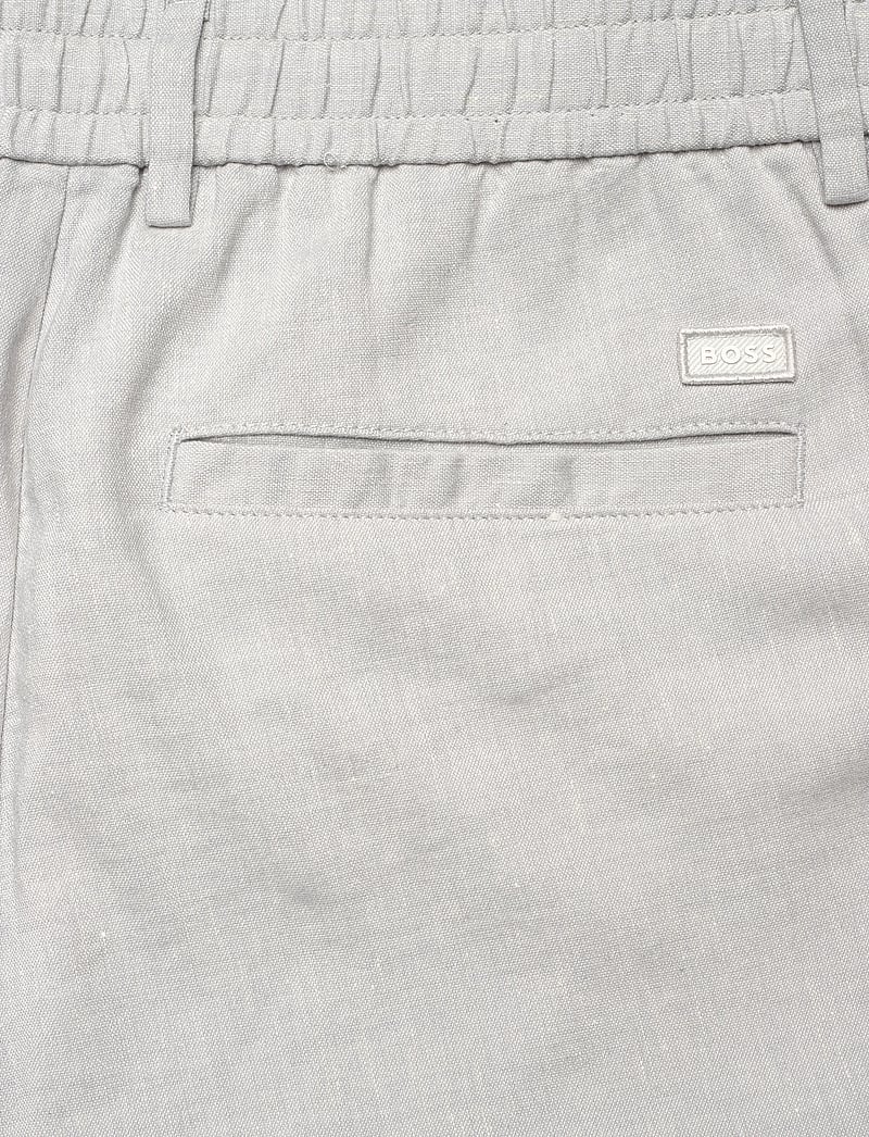 BOSS - H-Kane1-RDS-Shorts - leinen-shorts - open grey - 4