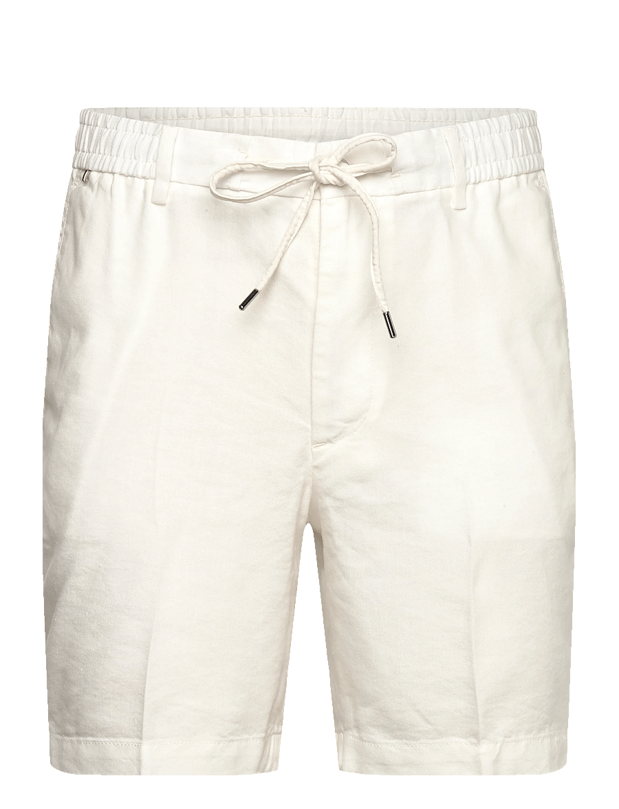 BOSS - H-Kane1-RDS-Shorts - leinen-shorts - white - 0