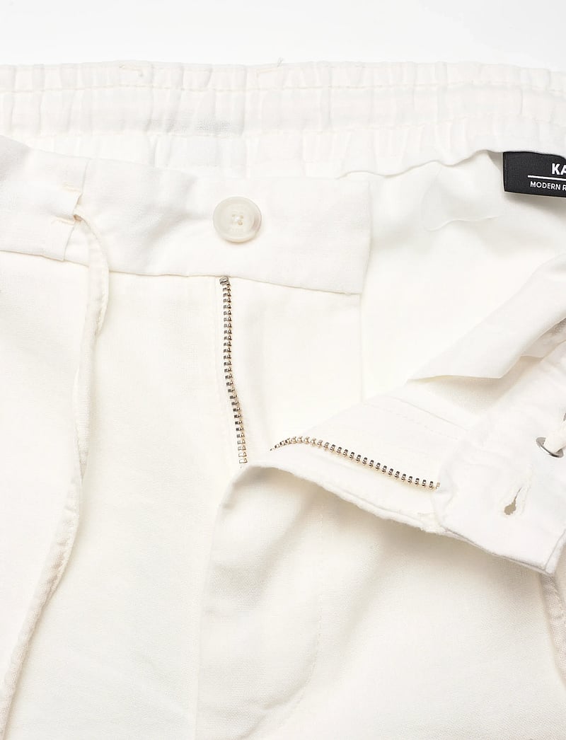 BOSS - H-Kane1-RDS-Shorts - leinen-shorts - white - 3