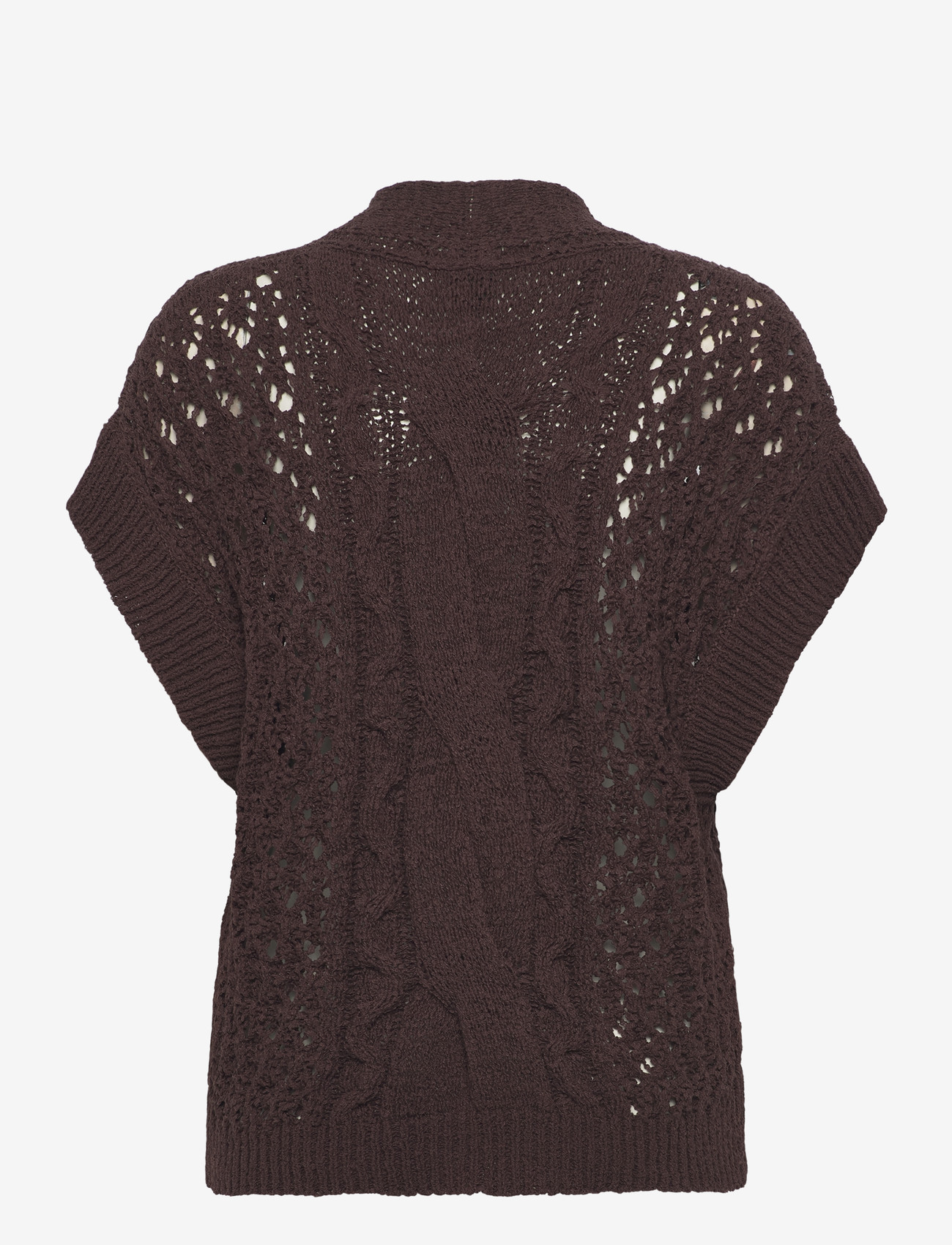 BOSS - Feonia - gestrickte westen - dark brown - 1