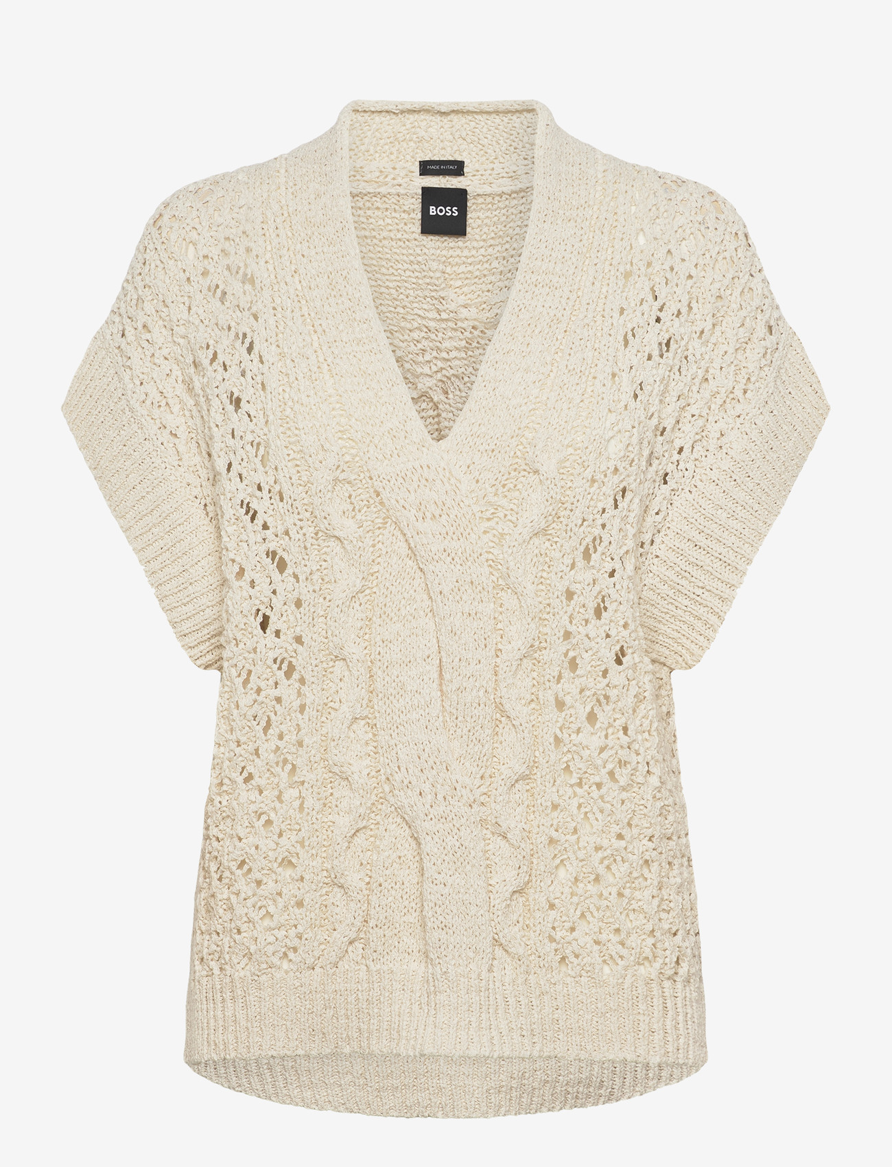 BOSS - Feonia - gestrickte westen - open white - 0
