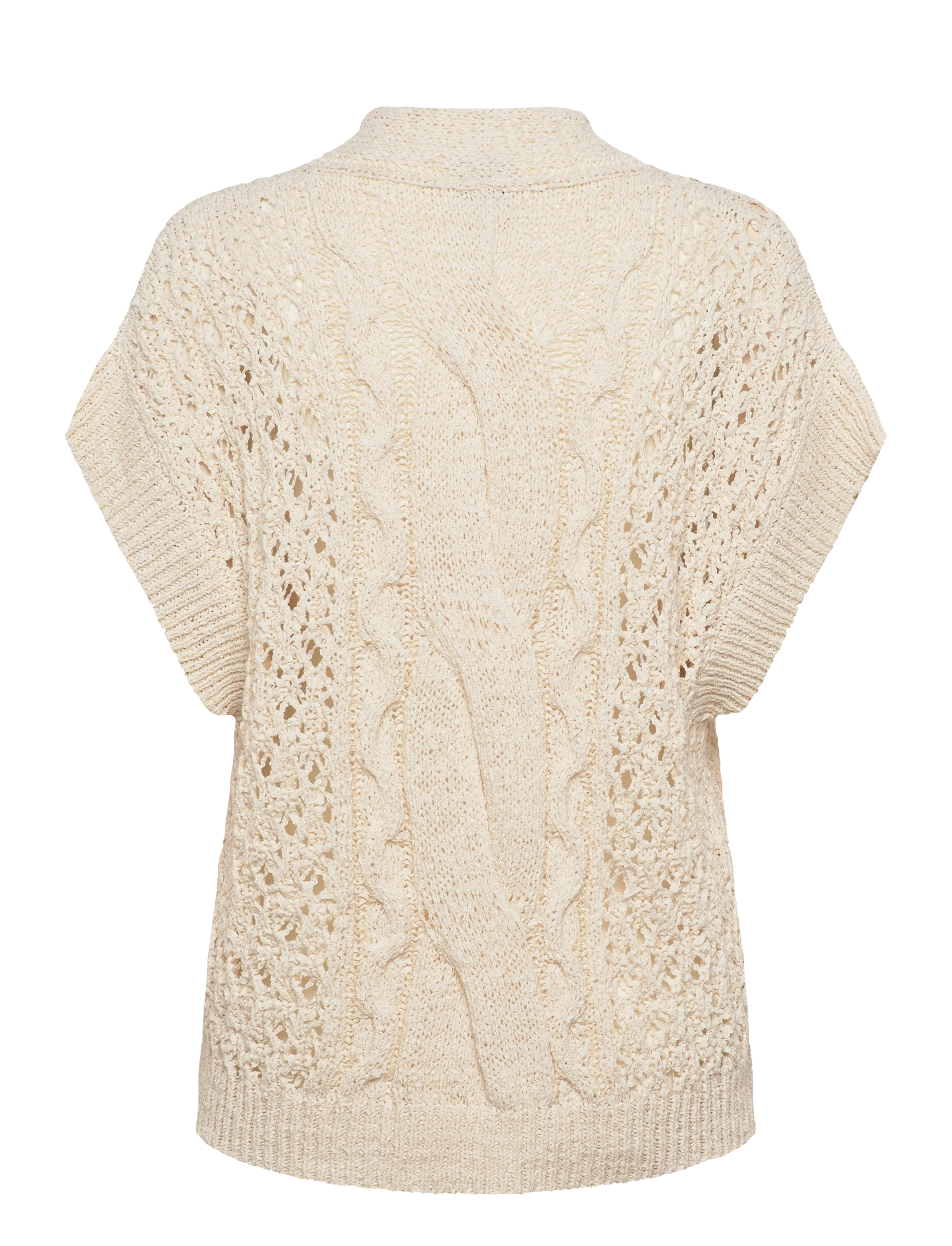 BOSS - Feonia - strickwesten - open white - 1