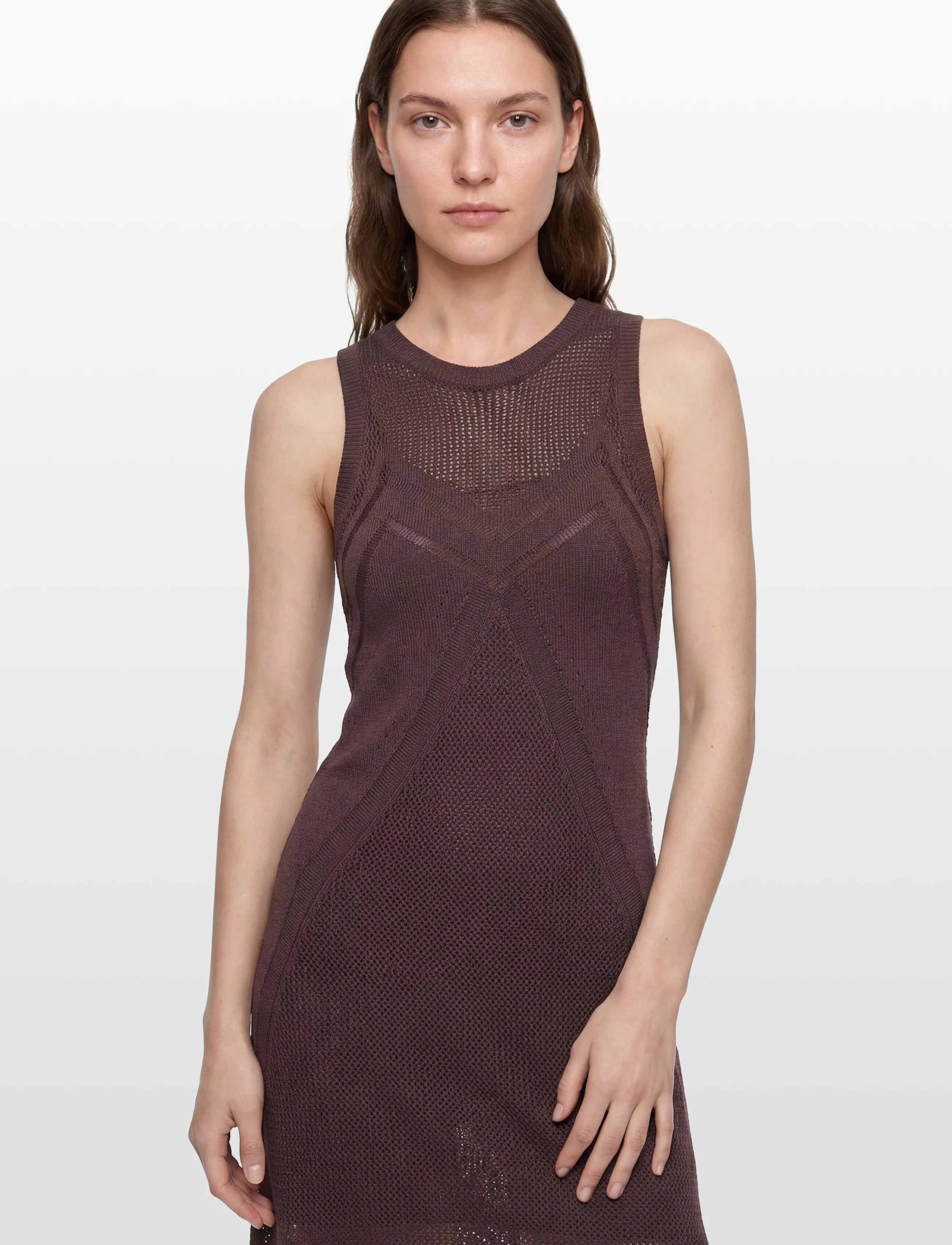 BOSS - Fiolla - strikkjoler - dark brown - 3