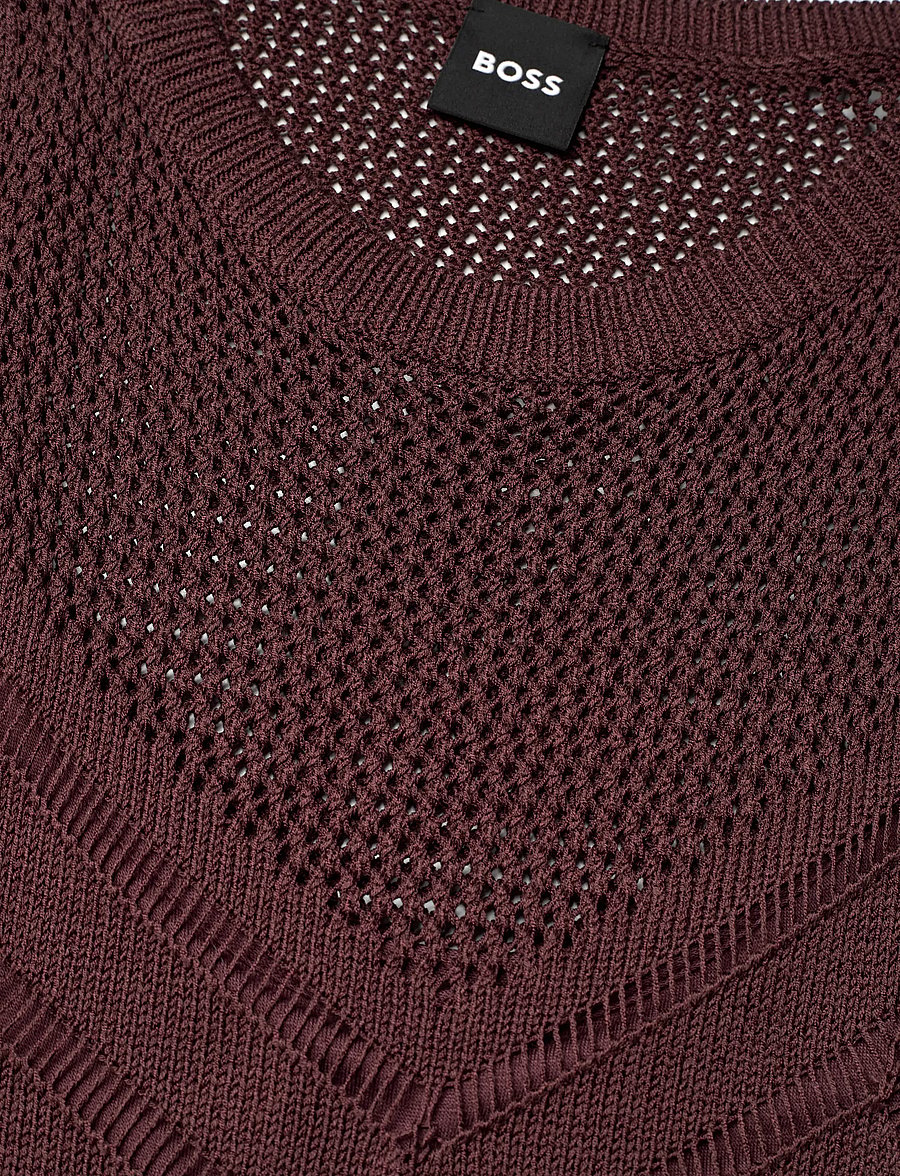 BOSS - Fiolla - strickkleider - dark brown - 5