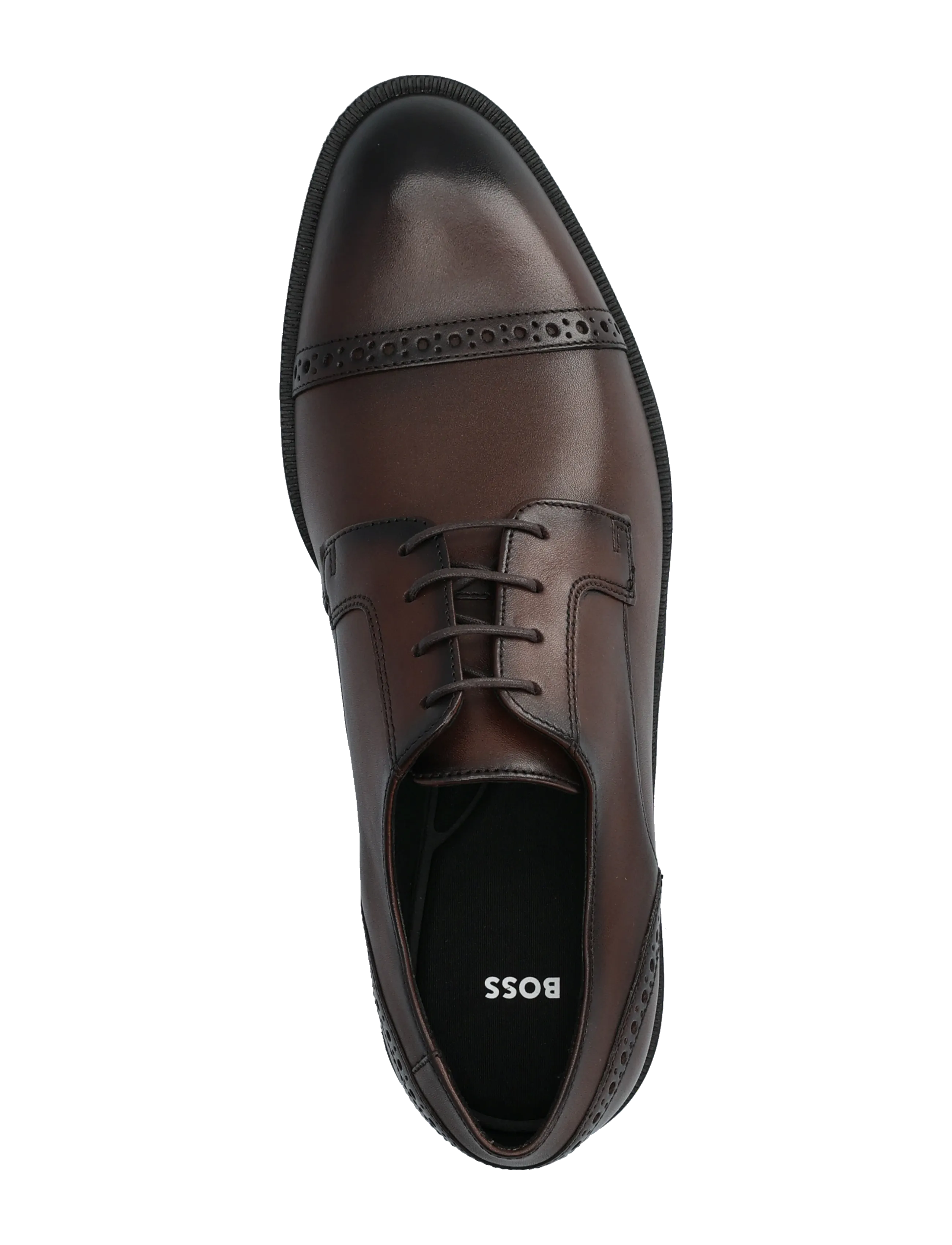 BOSS - Tayil_Derb_butcbr - derby-sko - dark brown - 3
