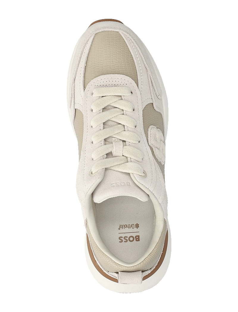 BOSS - B Icon_Runn_sdlz - lágir strigaskór - light beige - 3