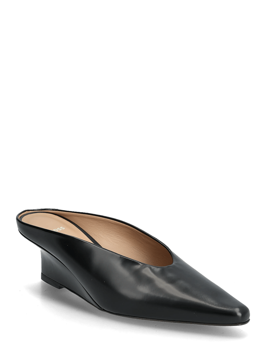 BOSS - Charlize_WdgMle50_AB - mules med klack - black - 0
