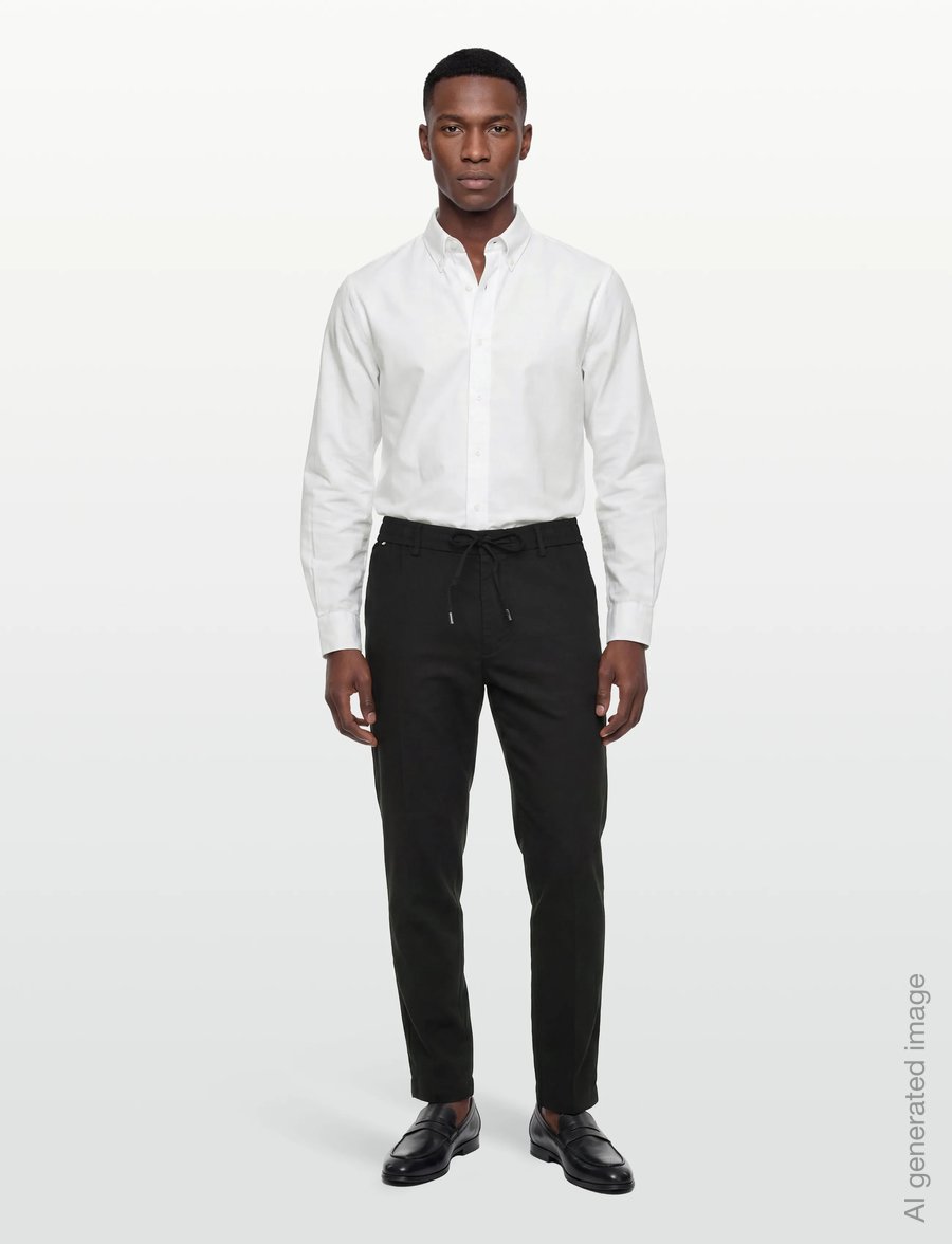 BOSS - H-Kane1-RDS - linased püksid - black - 0