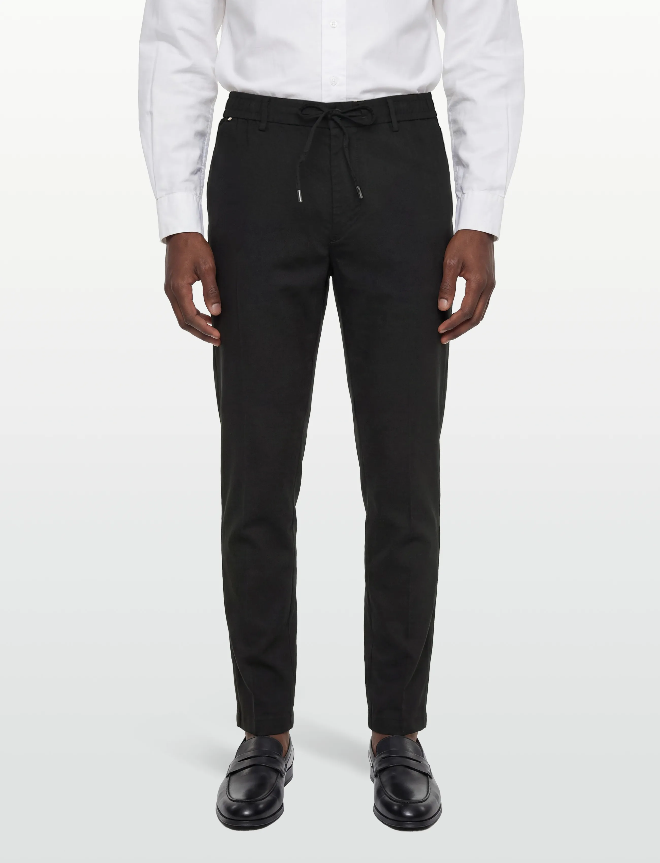 BOSS - H-Kane1-RDS - linnebyxor - black - 3