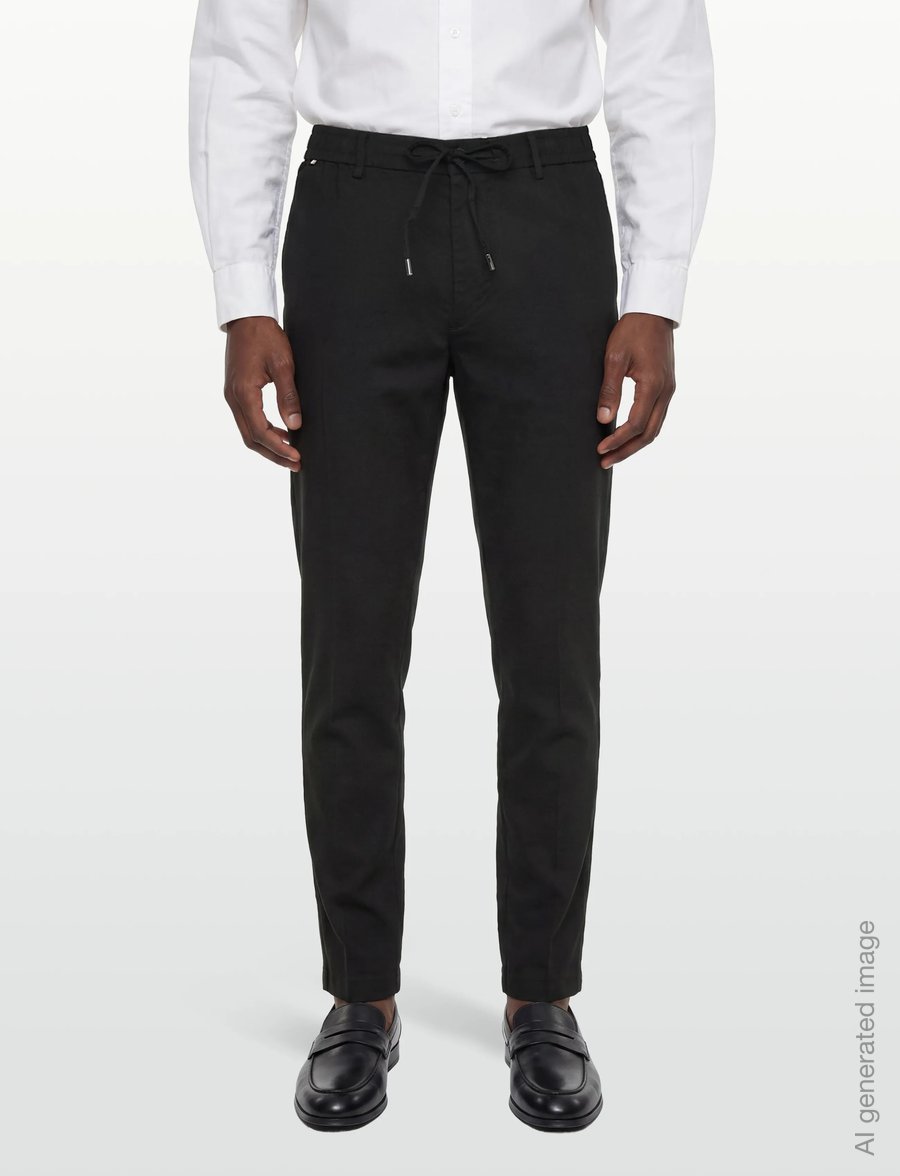 BOSS - H-Kane1-RDS - linased püksid - black - 3