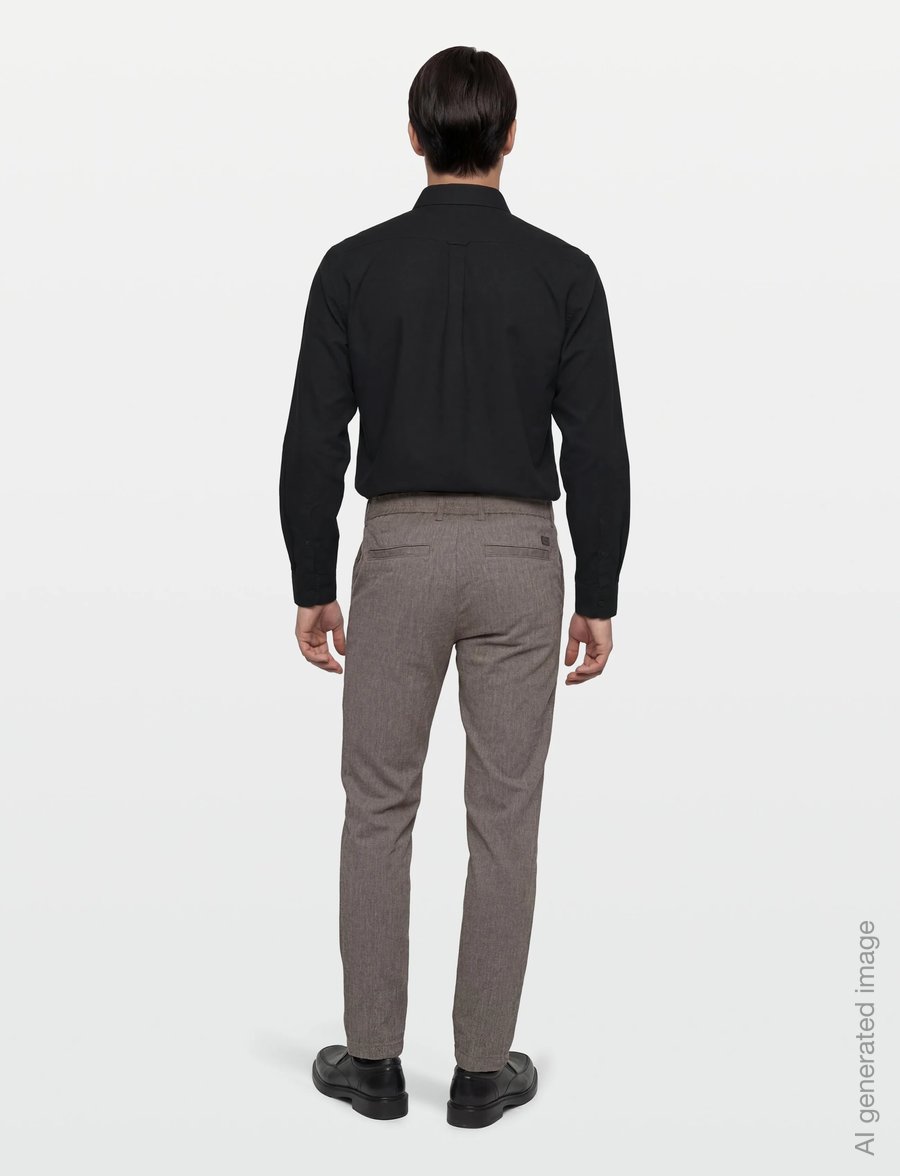 BOSS - H-Kane1-RDS - linased püksid - dark brown - 4