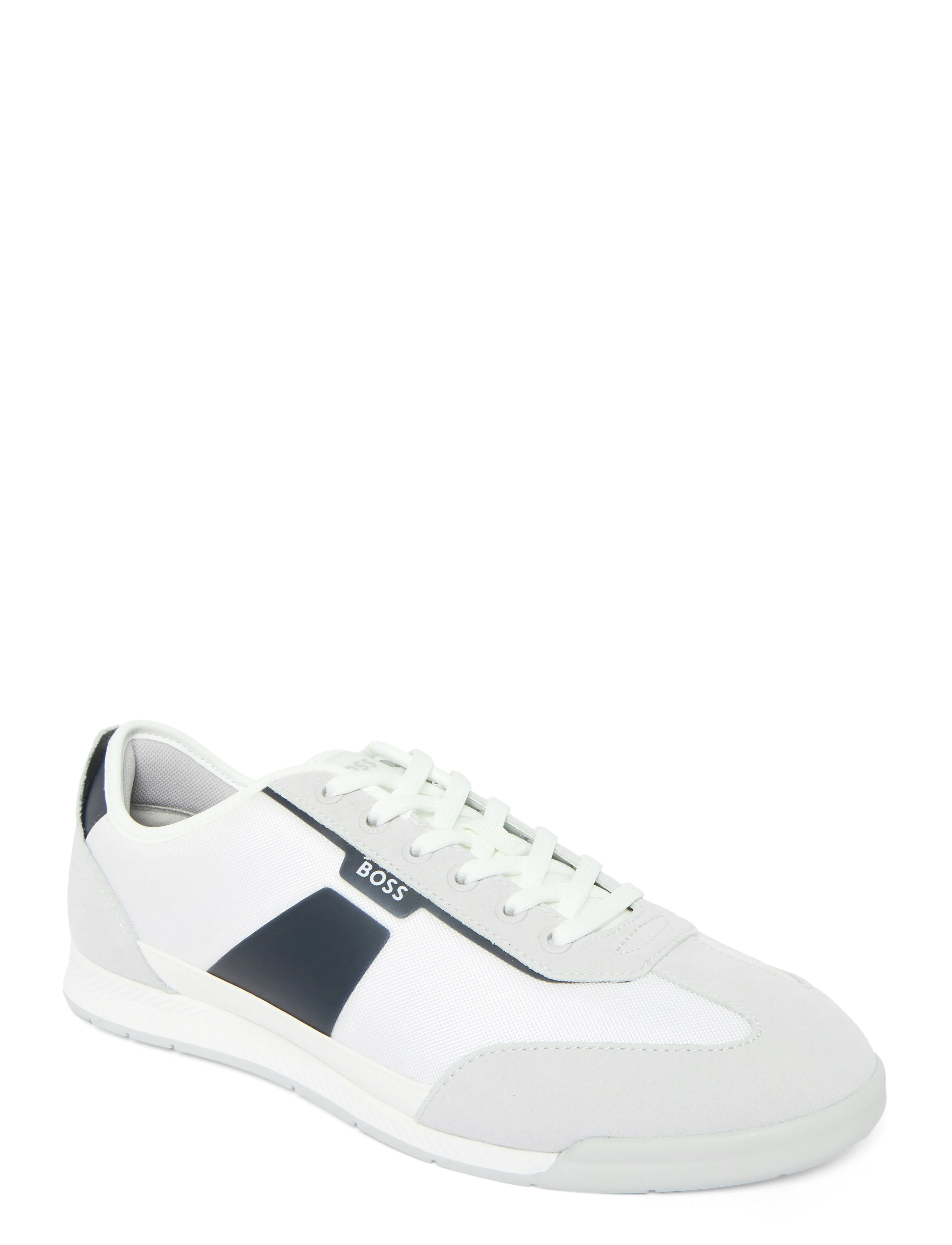 BOSS Nitan_Lowp_Nymith, 44, White, Sneakers > Sneakers Med Lav Top, Herre