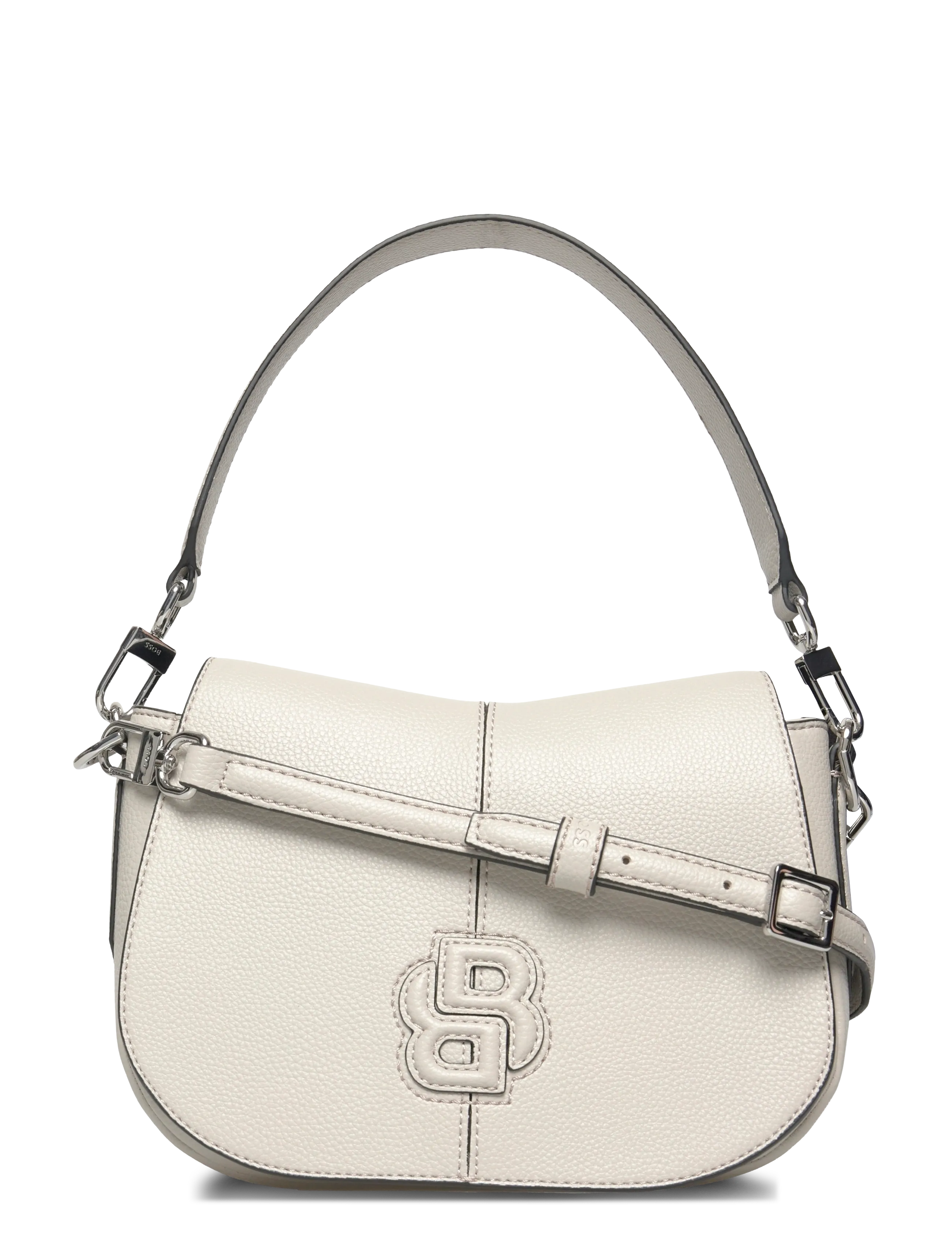 BOSS Anett NEW Saddle - Väskor - LIGHT/PASTEL GREY / cream