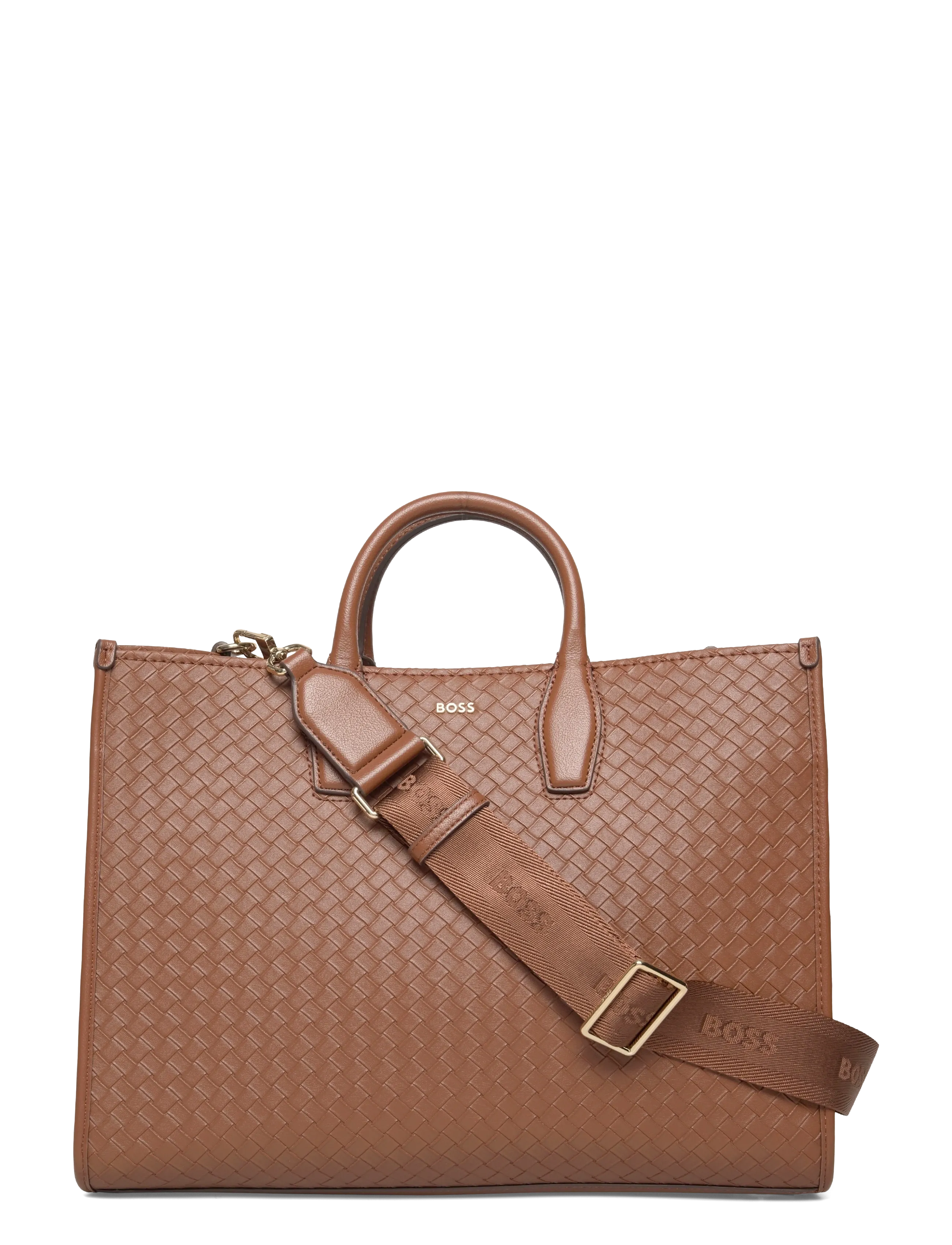 BOSS Sandy Tote Sq, One Size, Bags, Braun - Totes, Frauen