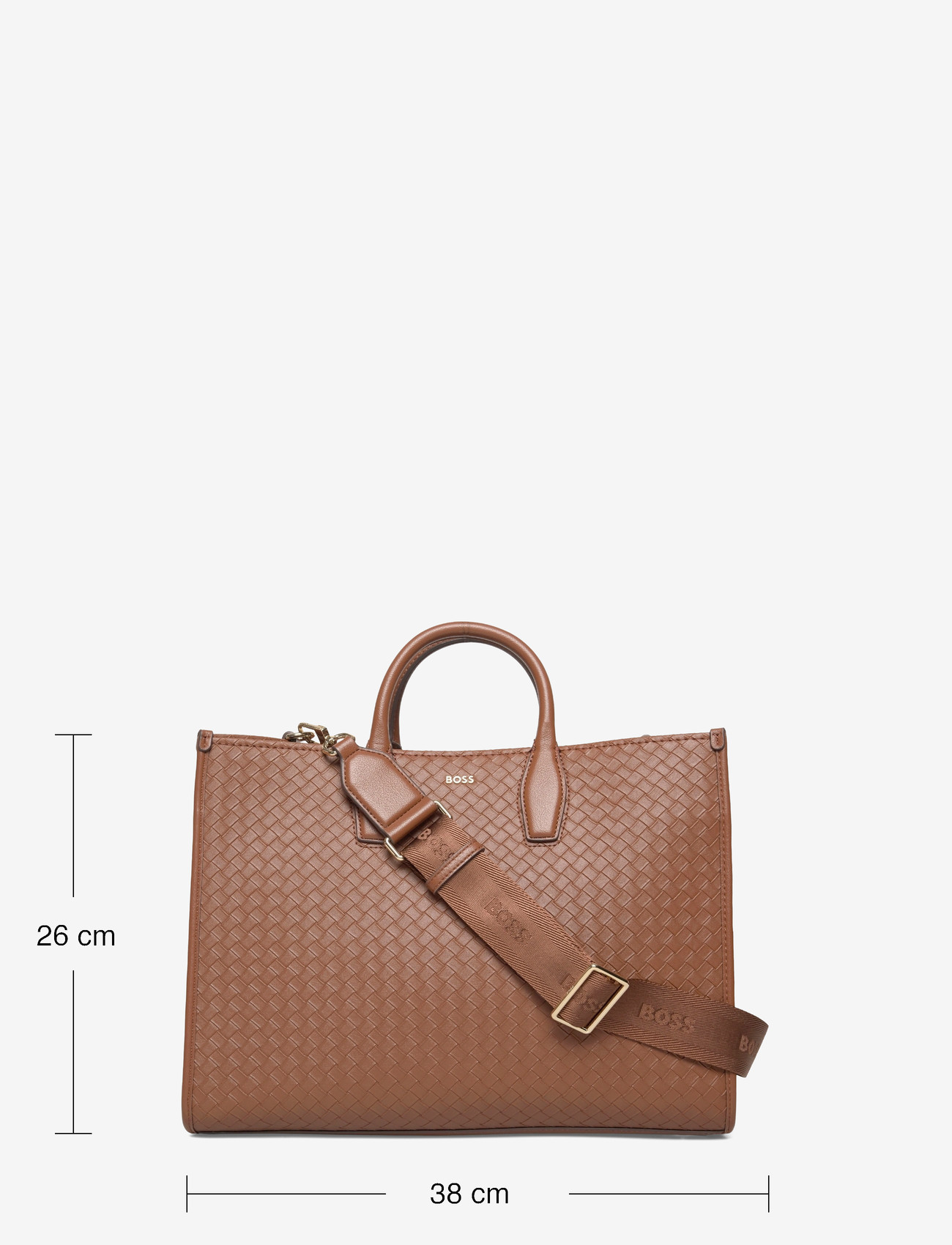 BOSS - Sandy Tote SQ - tote bags - medium brown - 3
