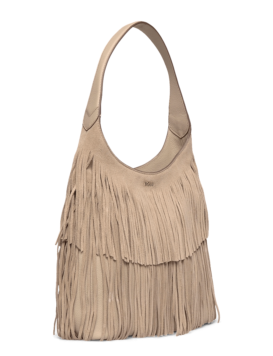 BOSS - Lenah Hobo FR - håndtasker - light beige - 2