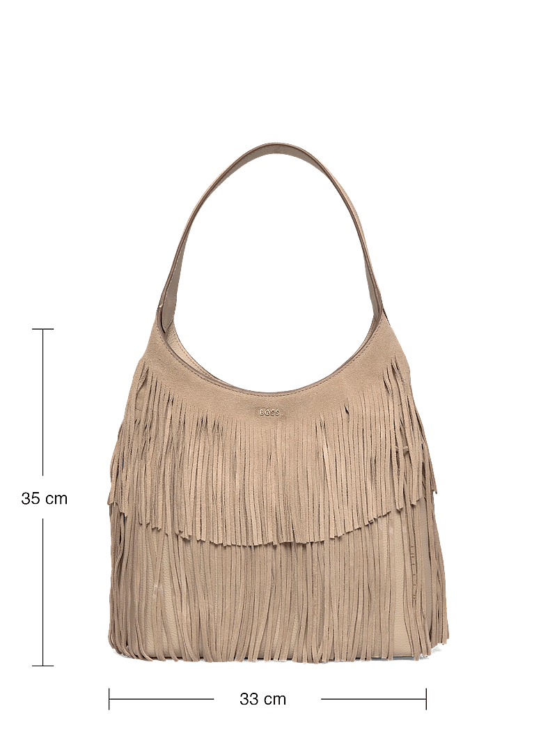 BOSS - Lenah Hobo FR - håndtasker - light beige - 3