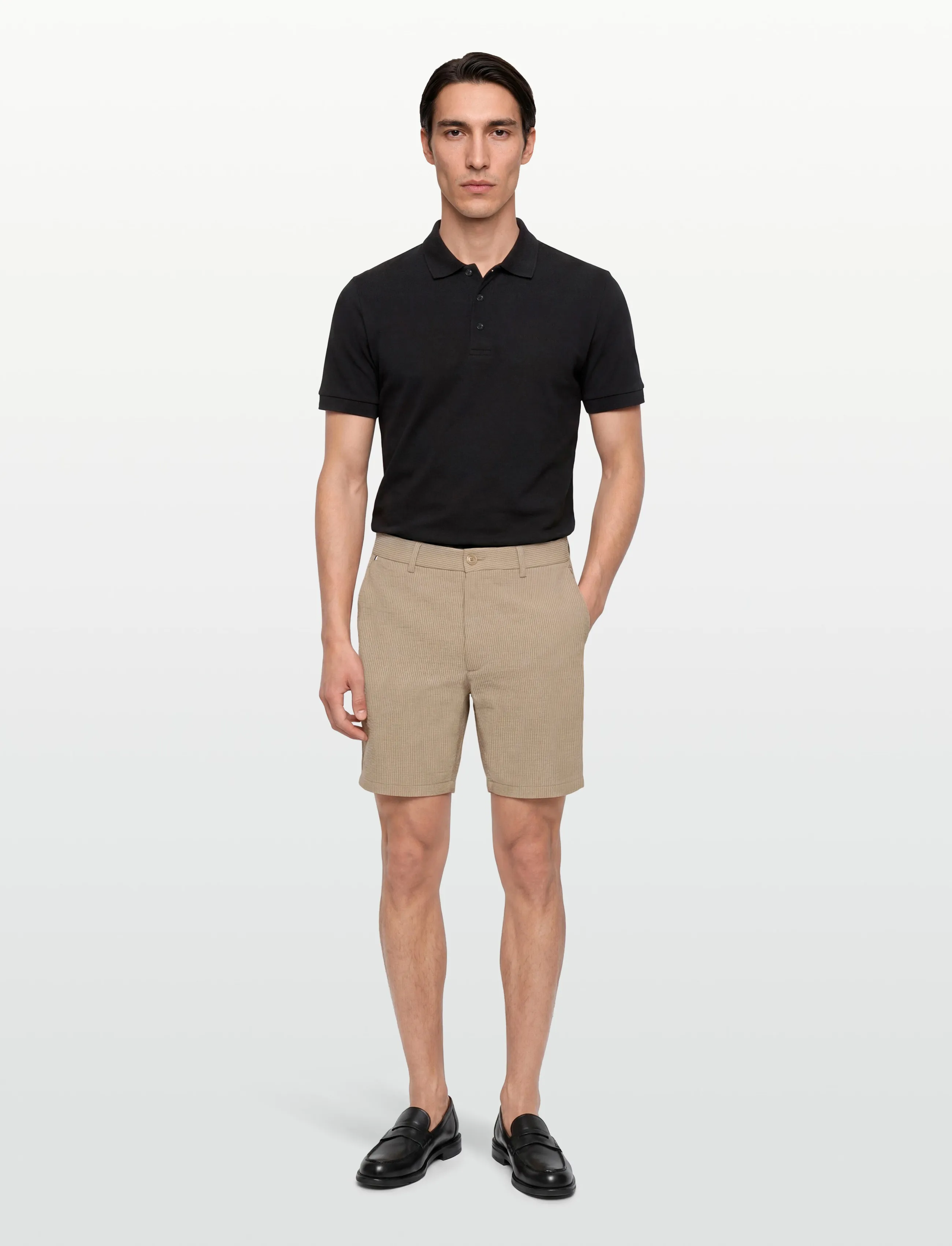 BOSS - H-Kane1-BP-Shorts - chinos shorts - open beige - 0