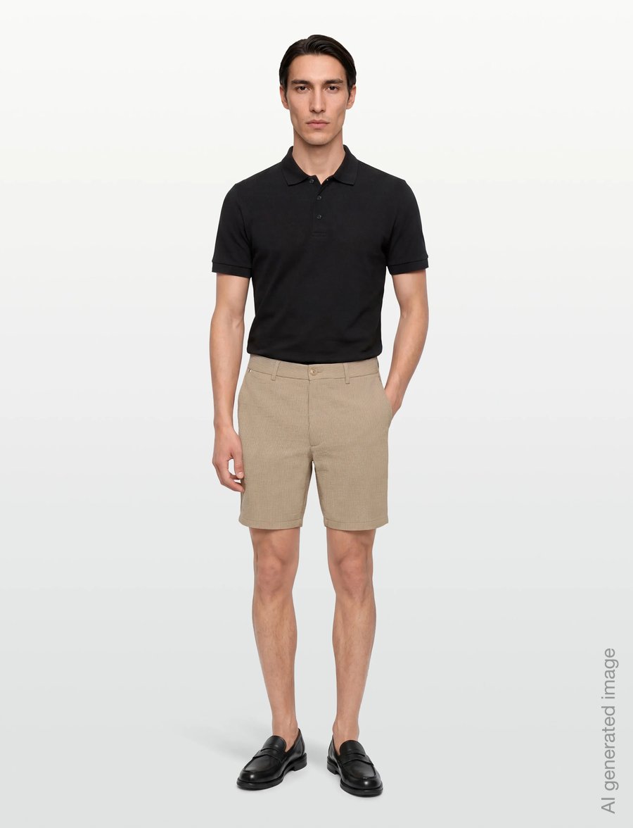 BOSS - H-Kane1-BP-Shorts - chinos shorts - open beige - 0