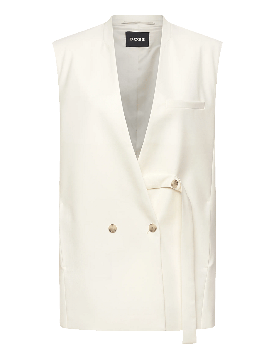BOSS - Jawikiri - blazers met dubbele knopenrij - open white - 1