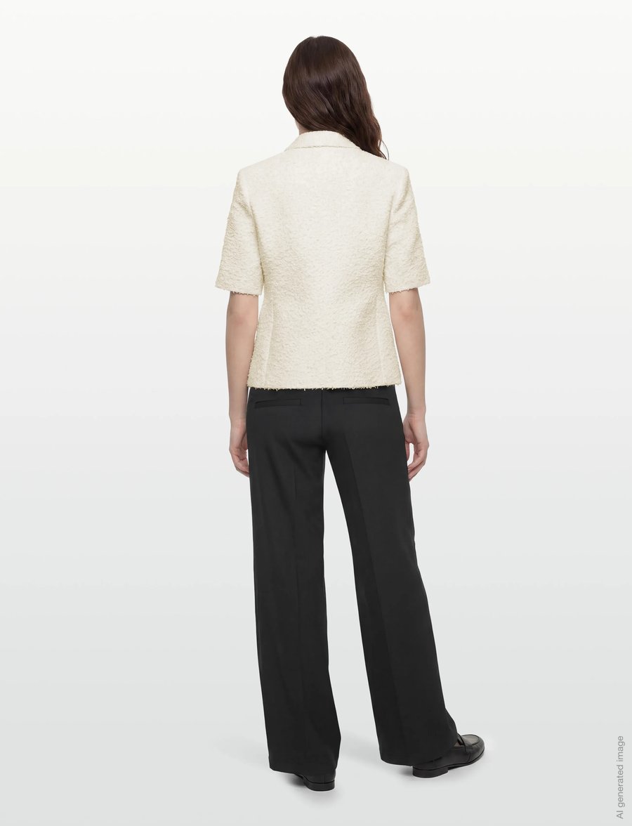 BOSS - Jaleto11 - zweireihige blazer - open white - 4