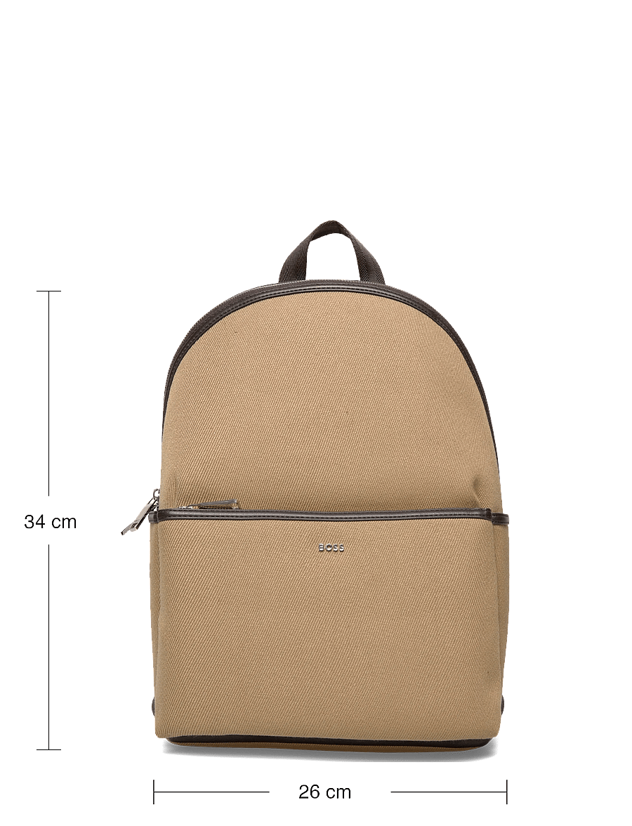BOSS - Dakkar_Backpack - Äriseljakotid - dark beige - 3