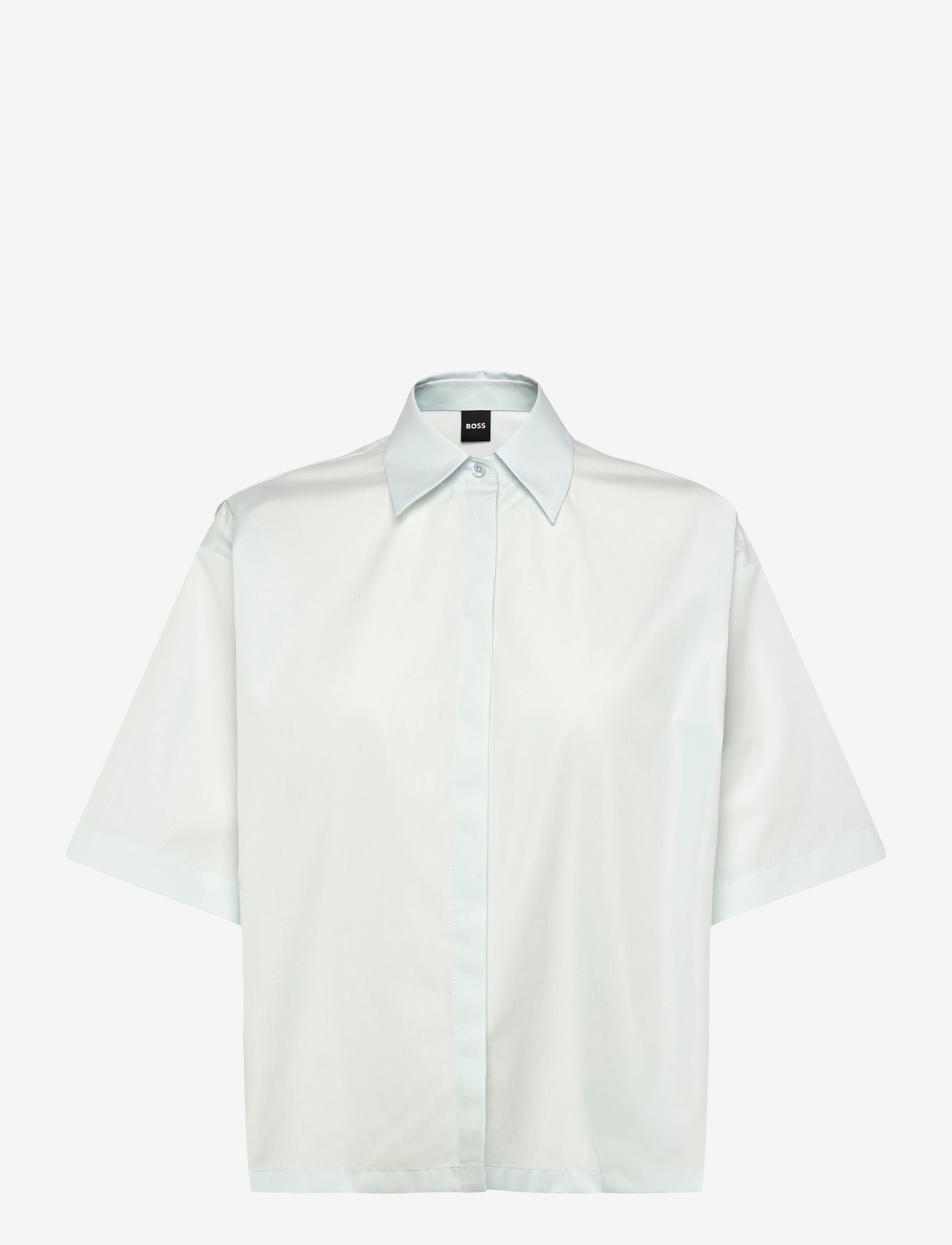 BOSS - Bimina - short-sleeved shirts - open blue - 0