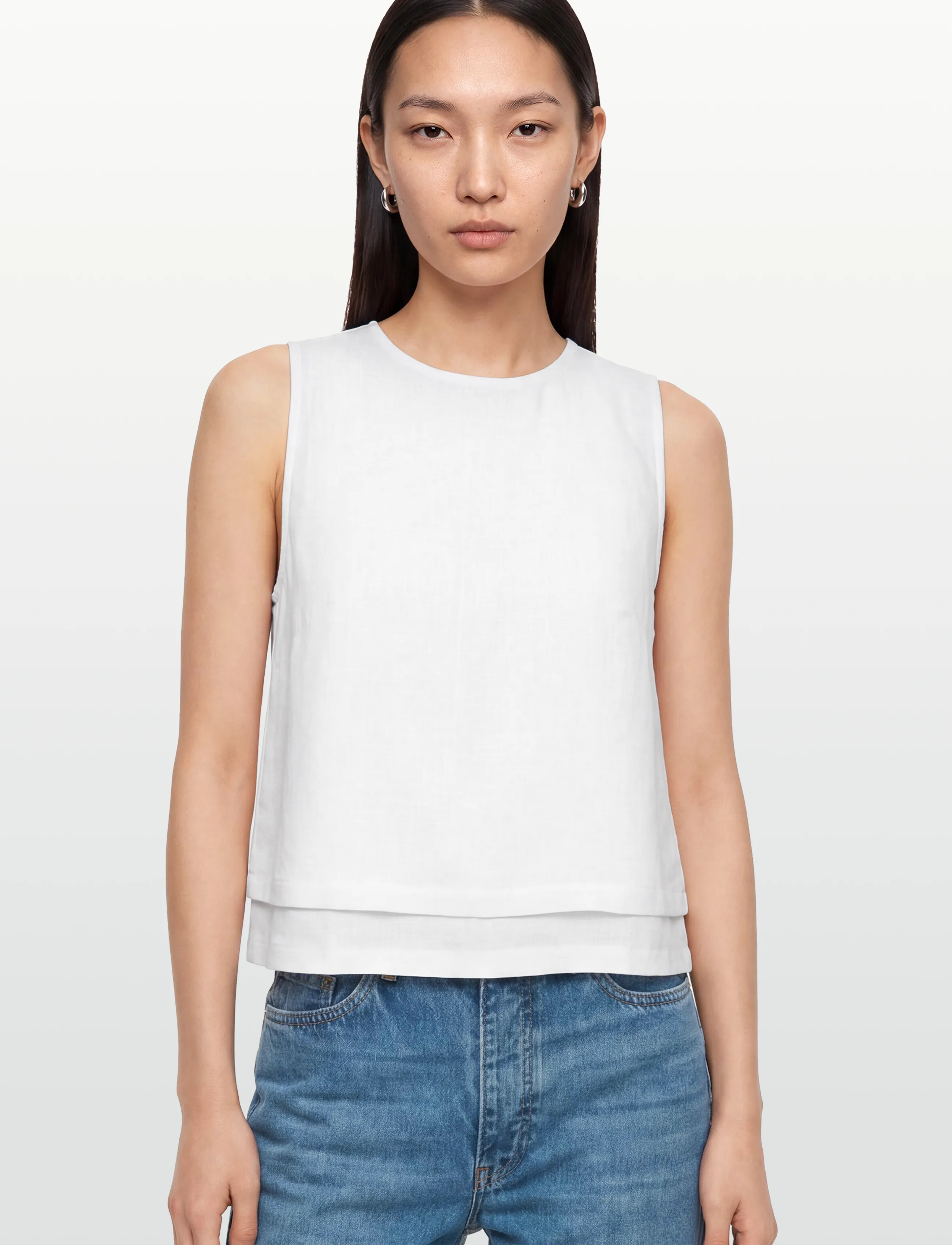 BOSS - Bliny - Ærmeløse bluser - white - 3