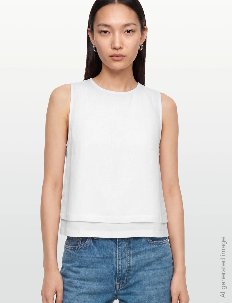 BOSS - Bliny - Ærmeløse bluser - white - 3