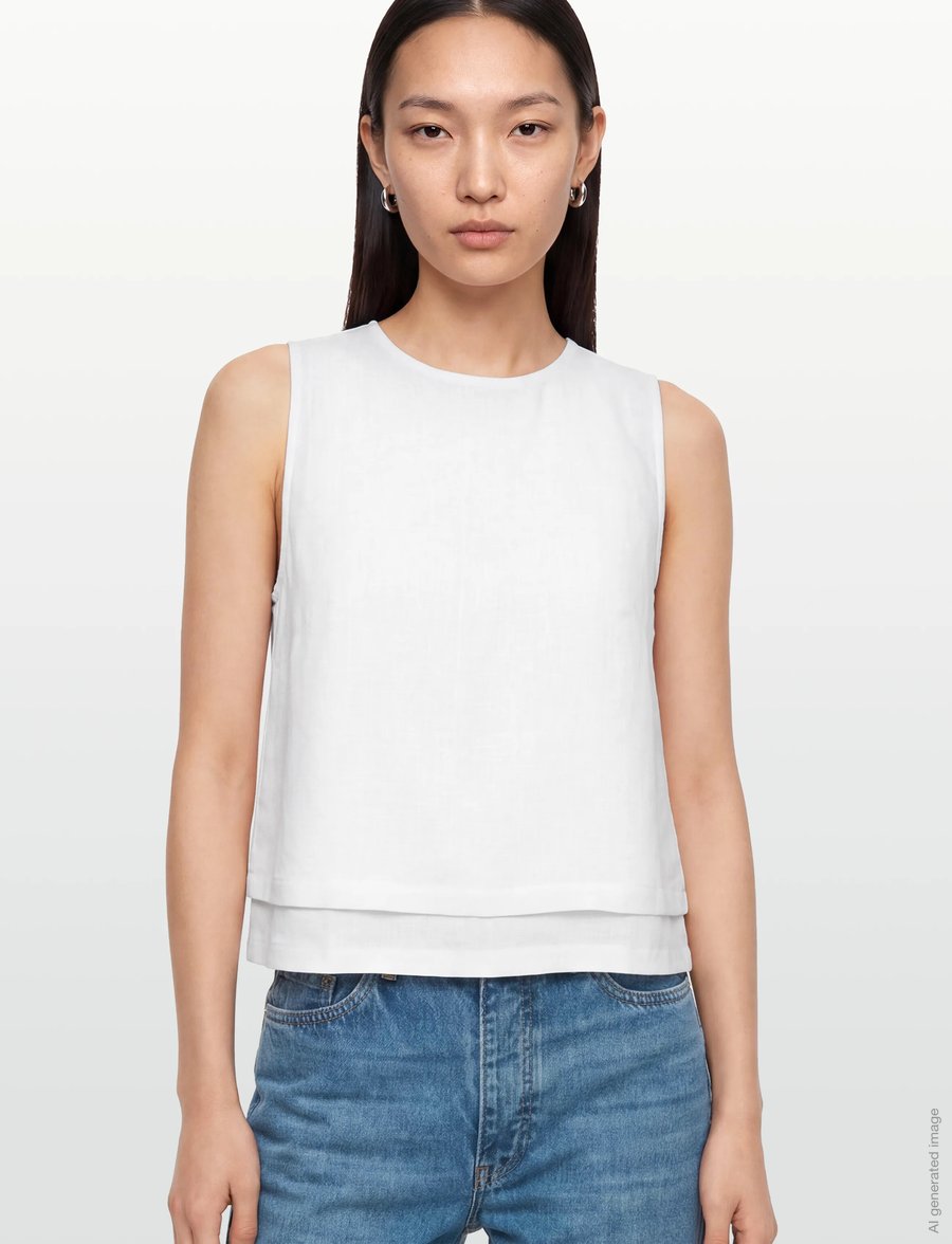 BOSS - Bliny - blouses zonder mouwen - white - 3