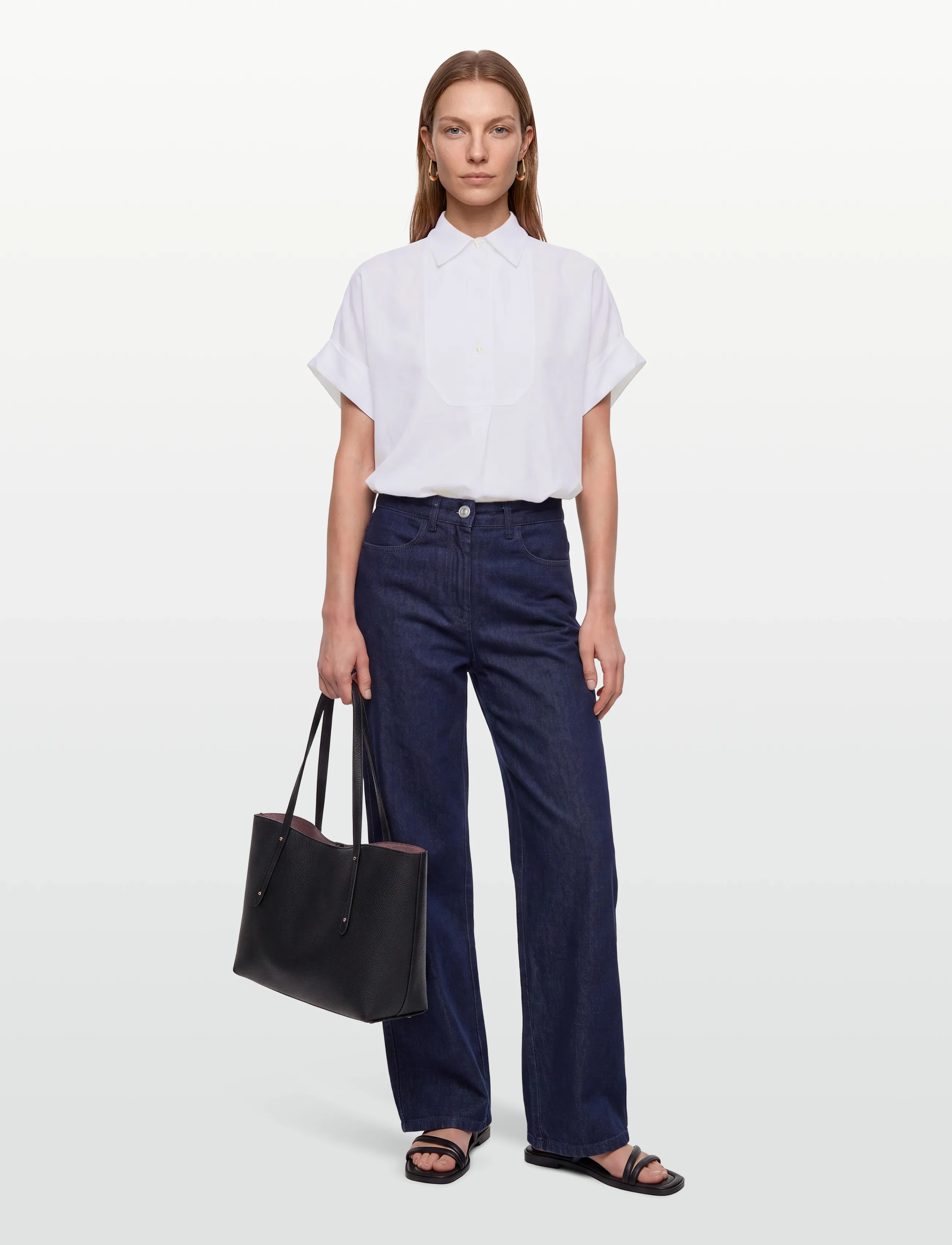 BOSS Baxana - Blouses & Shirts - WHITE / white