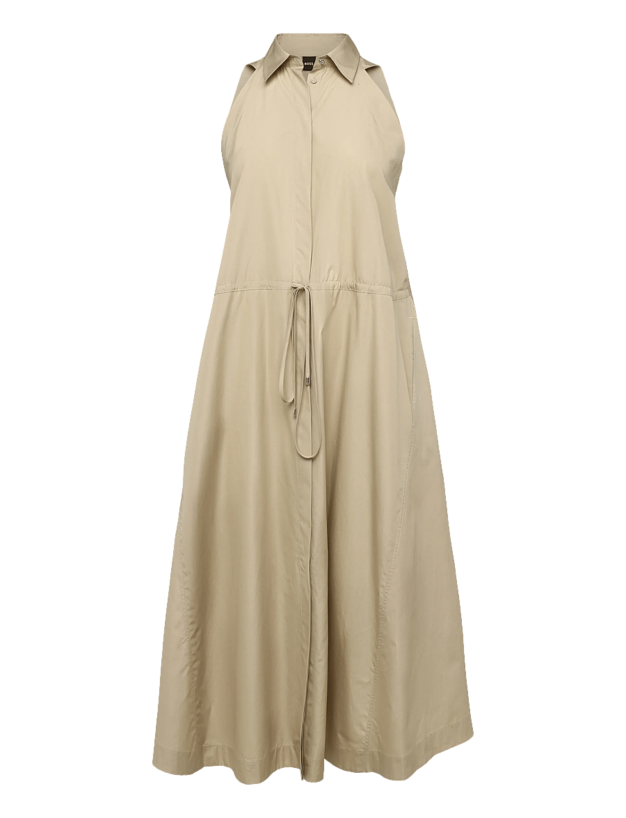 BOSS - Dimica - skjortklänningar - light beige - 0