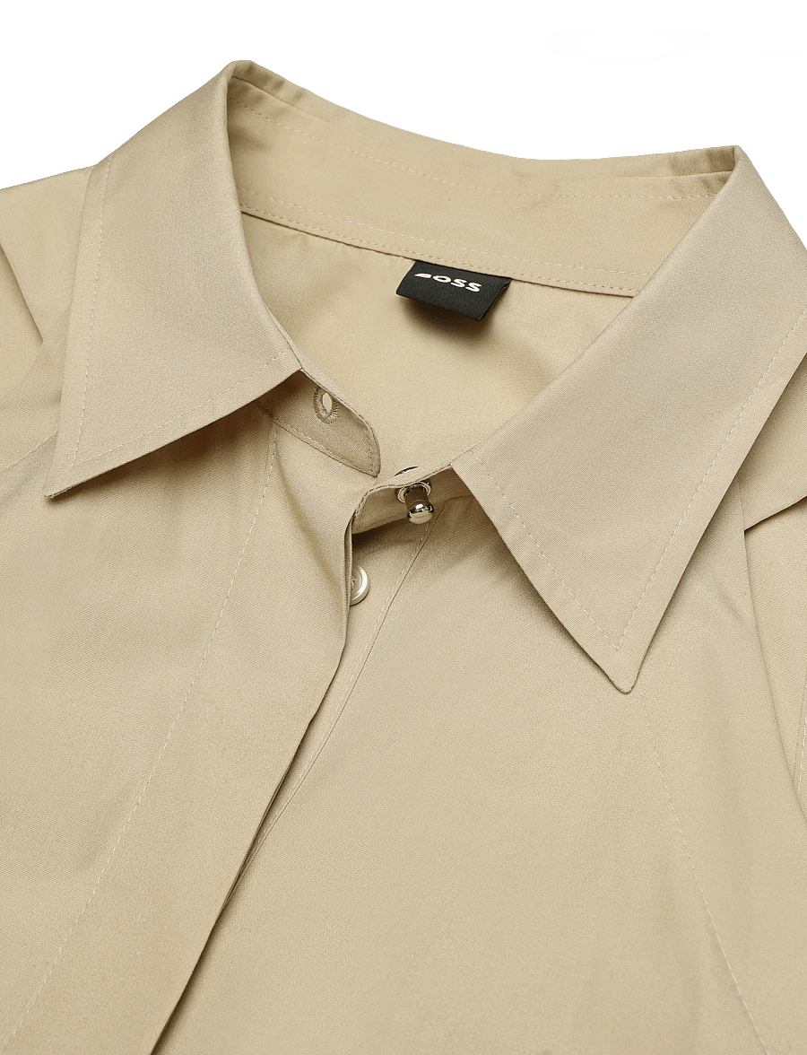 BOSS - Dimica - skjortklänningar - light beige - 2