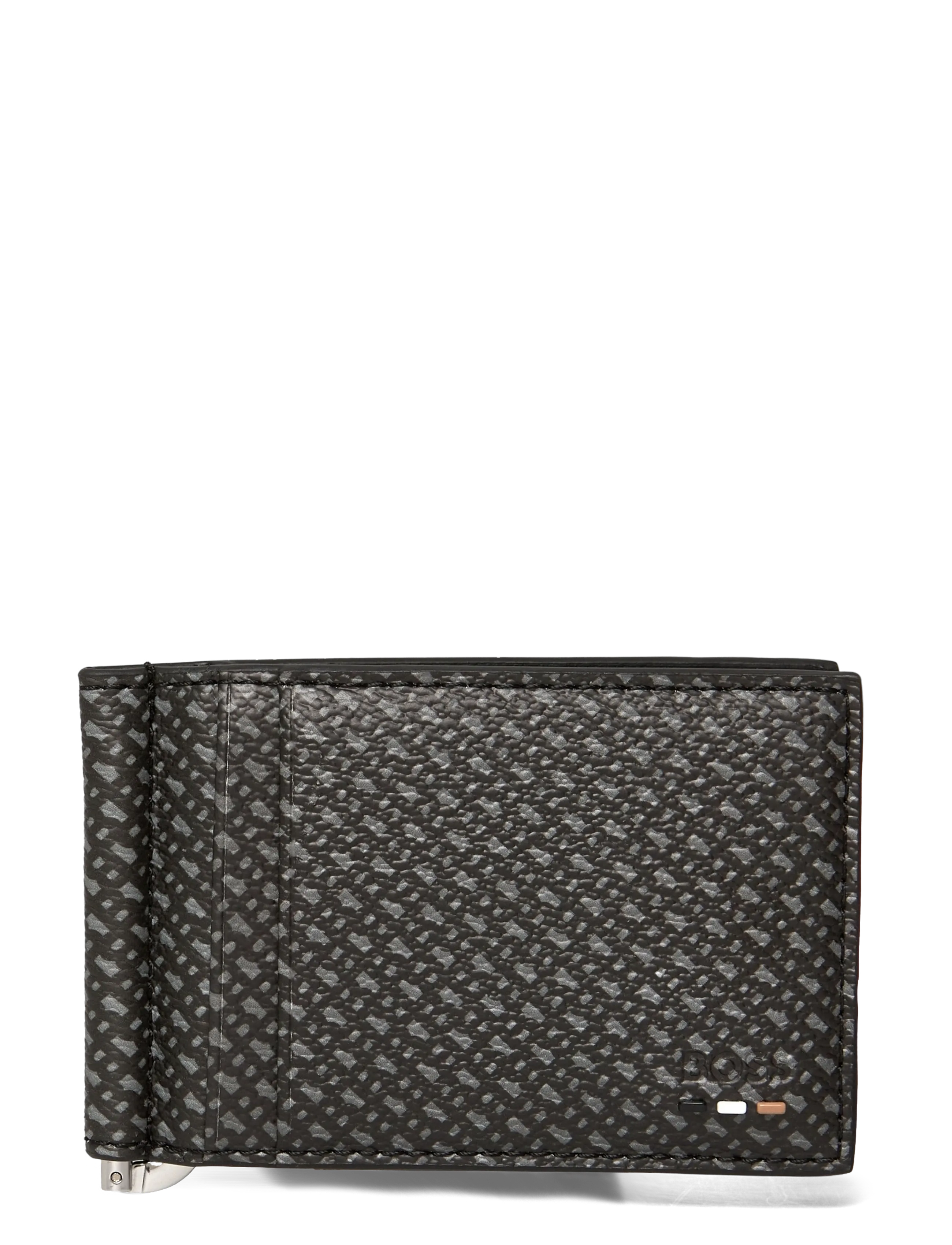 BOSS Ray_Mn_Bifold Clip, One Size, Wallets, Schwarz - Classic Männerswear