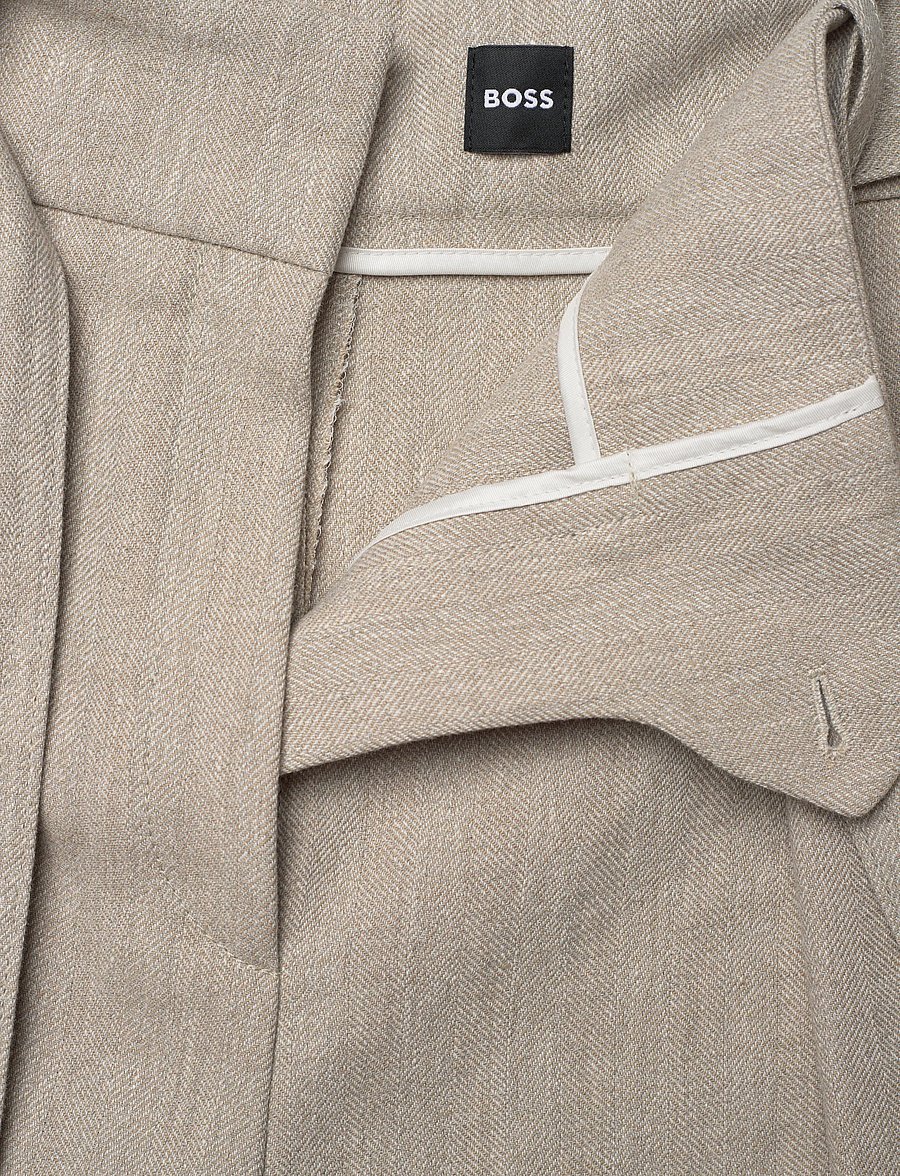 BOSS - Tojuna - linen shorts - open miscellaneous - 3