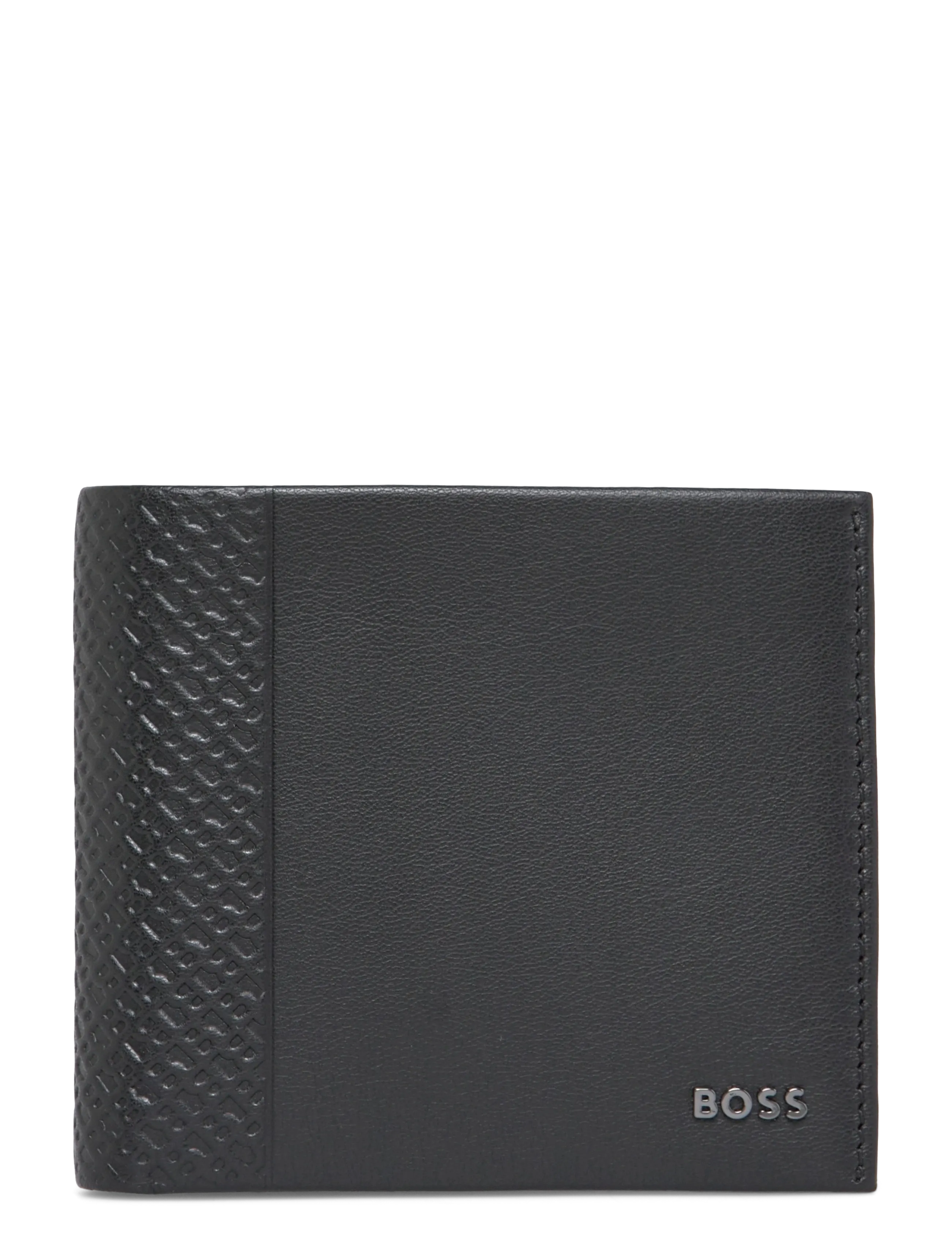 BOSS New Crosstown_MN_4cc - Portemonnaies & Kartenetuis - BLACK / black