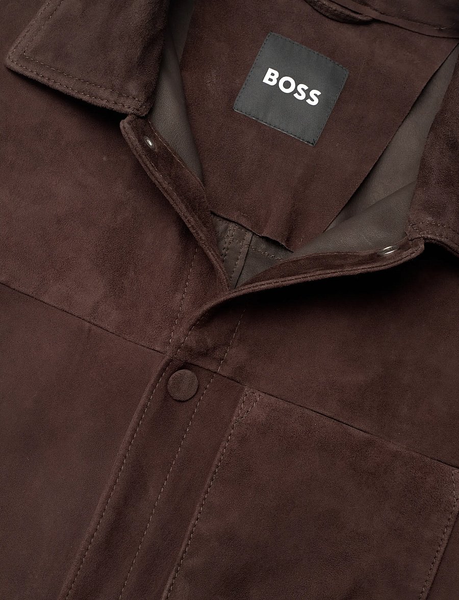 BOSS - C-Molot - leather jackets - dark brown - 2