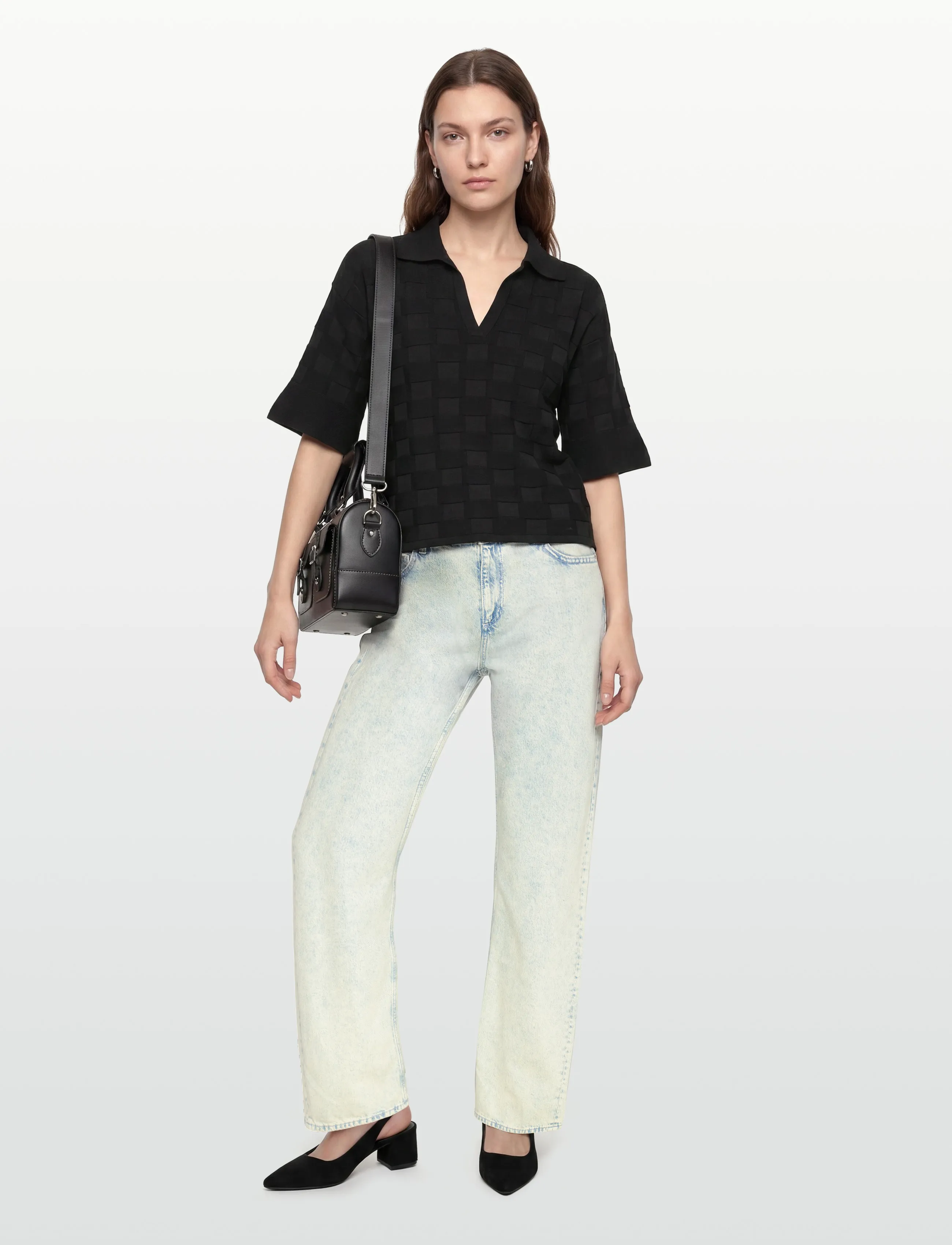 BOSS - CROSSROAD-BF 0.2 - hosen mit weitem bein - open blue - 0