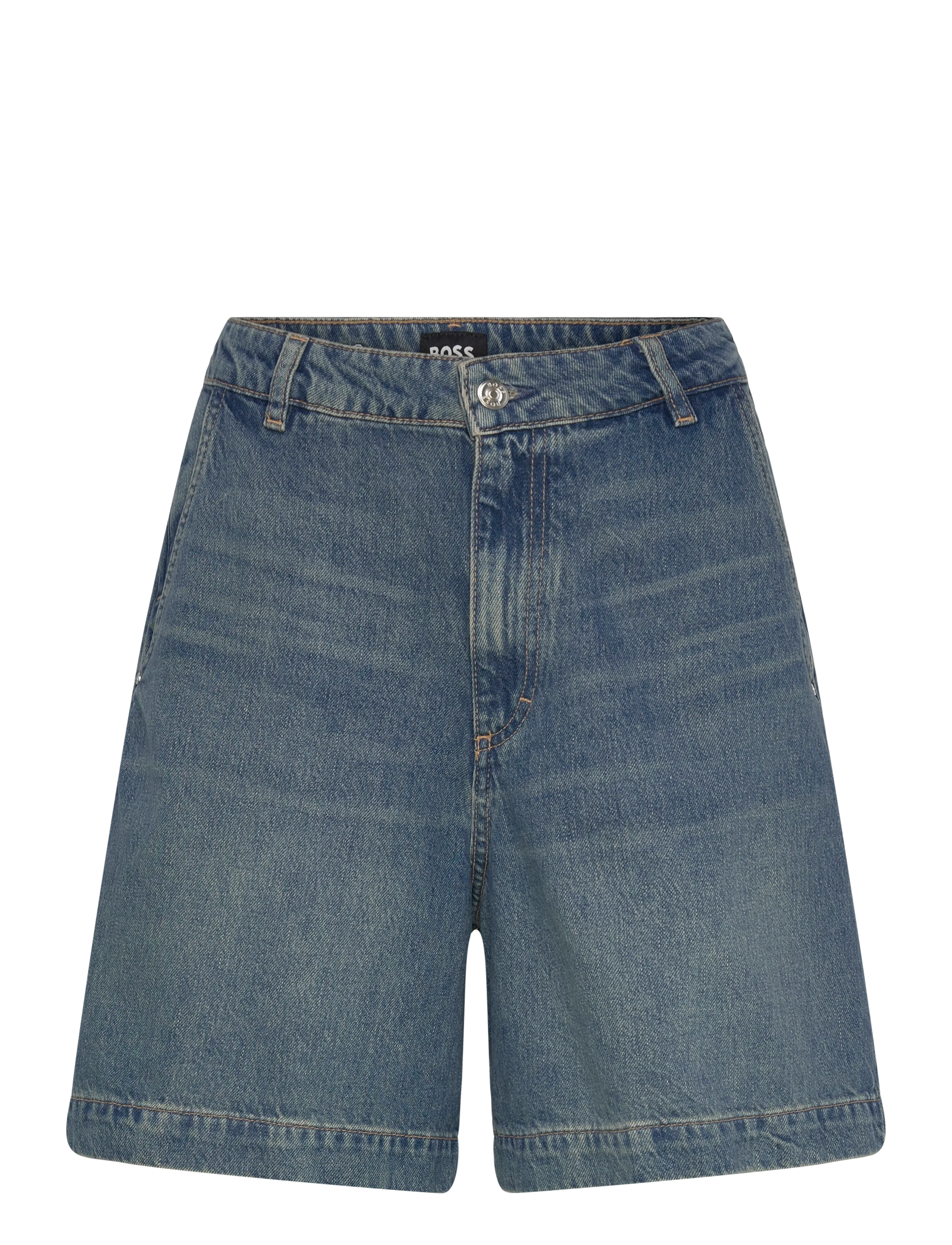 BOSS ALLEXY DENIM SHORT - Shorts - OPEN BLUE / blue