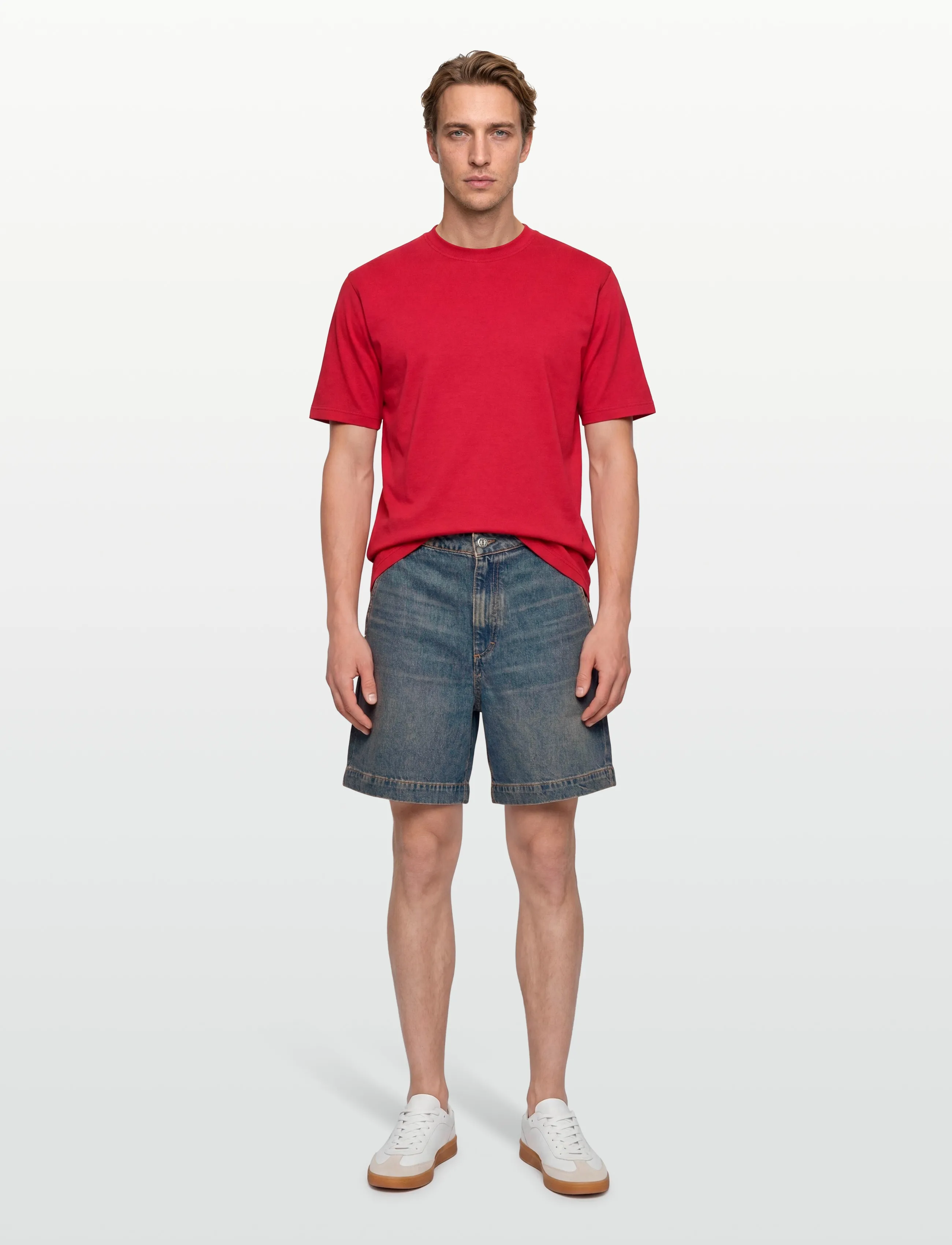 BOSS Allexy Denim Short, 25, Blue, Shorts > Denim Shorts, Dame
