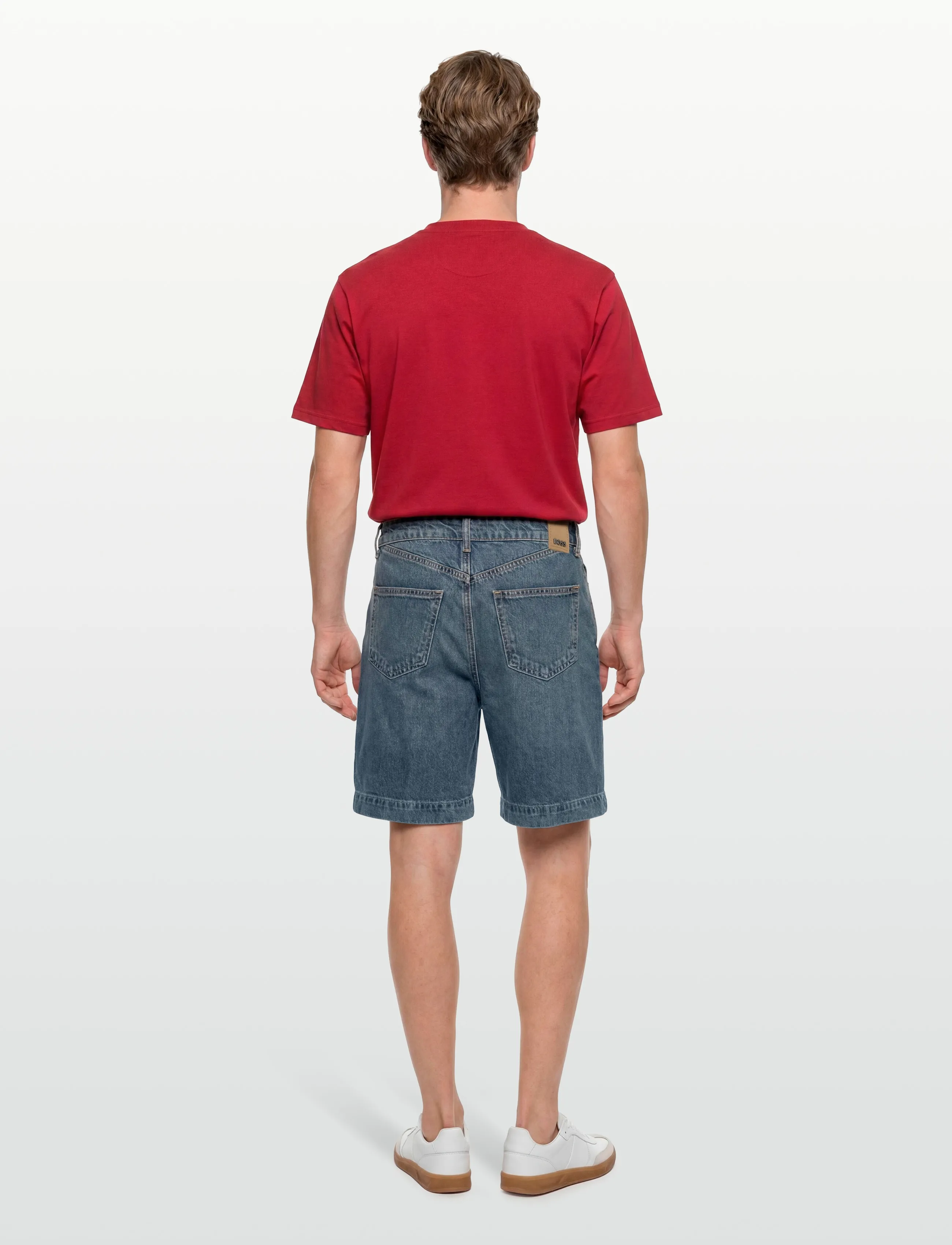 BOSS - ALLEXY DENIM SHORT - shorts - open blue - 4