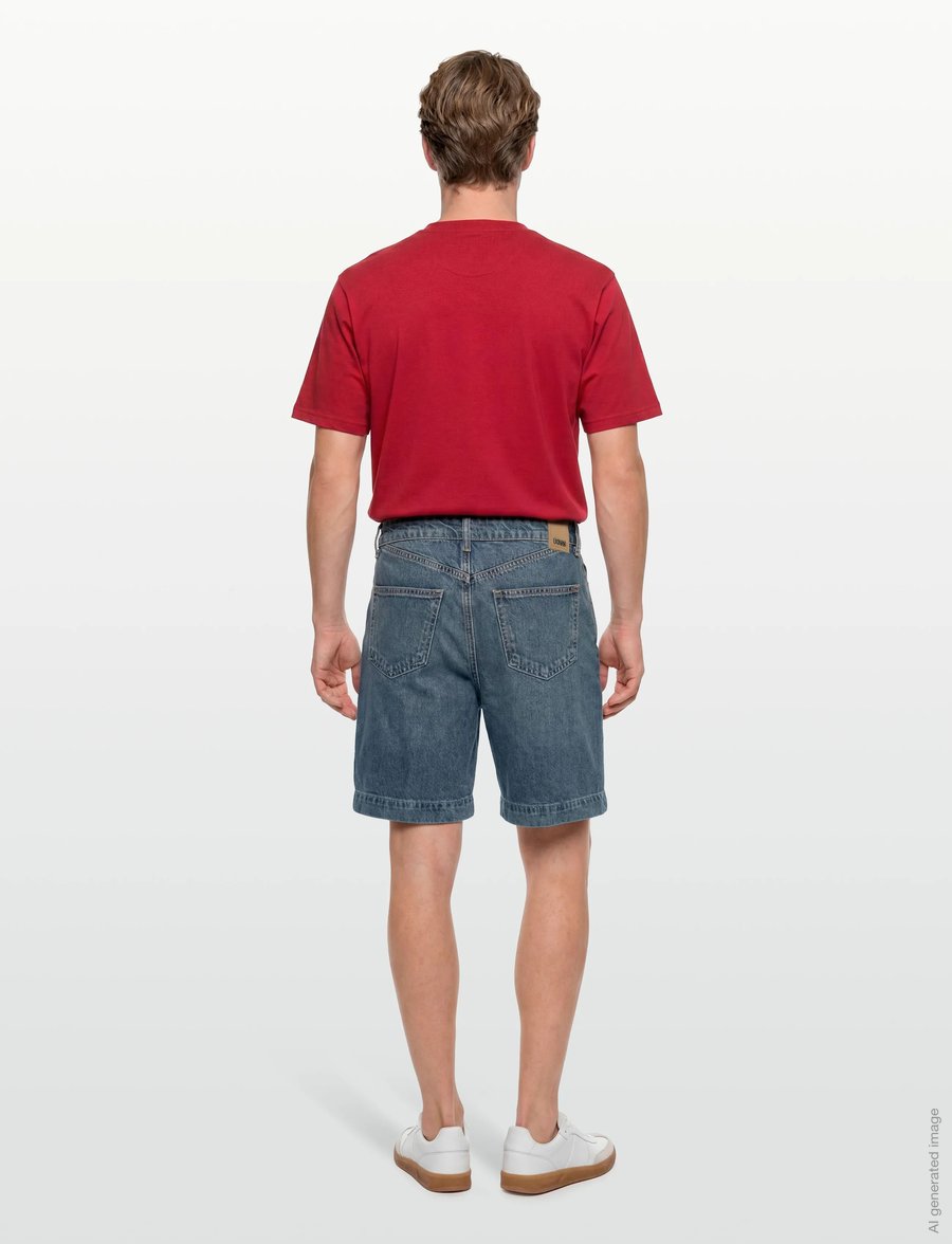 BOSS - ALLEXY DENIM SHORT - jeansshorts - open blue - 4